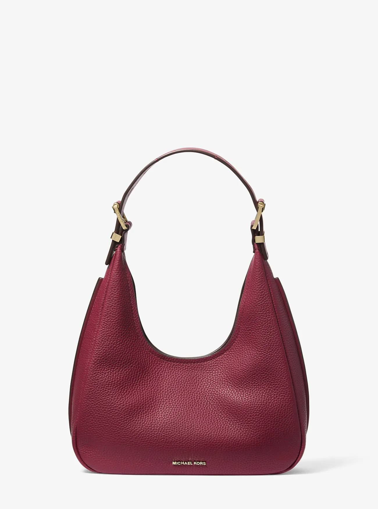 Michael Kors Schoudertas Nolita van getrommeld leer, klein hobomodel Fashion