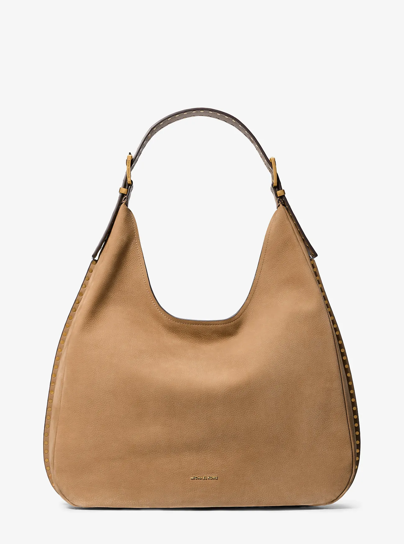 Michael Kors Schoudertas Nolita van nubuck, groot hobomodel KAF Clearance