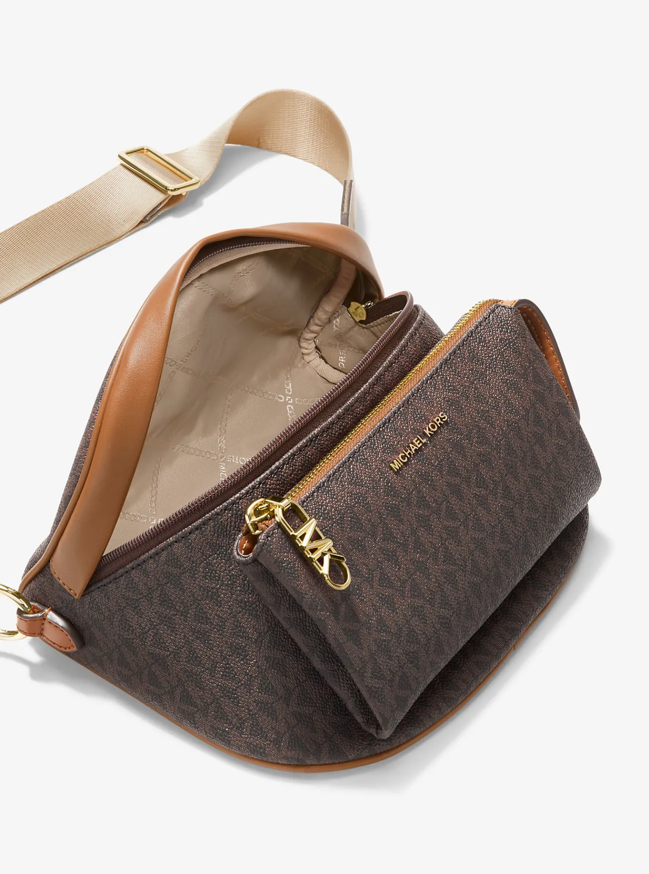 Michael Kors Schoudertas Slater met kenmerkend logo, middelgroot Fashion