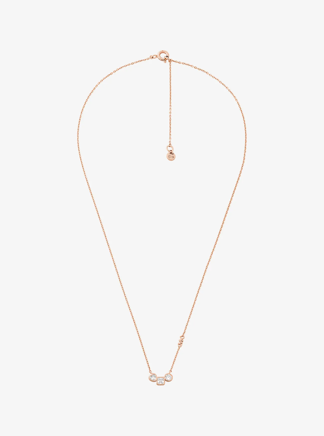Michael Kors Set van halsketting en oorknopjes met plating met edelmetaal en zirkonia ROSÉGOUD Hot