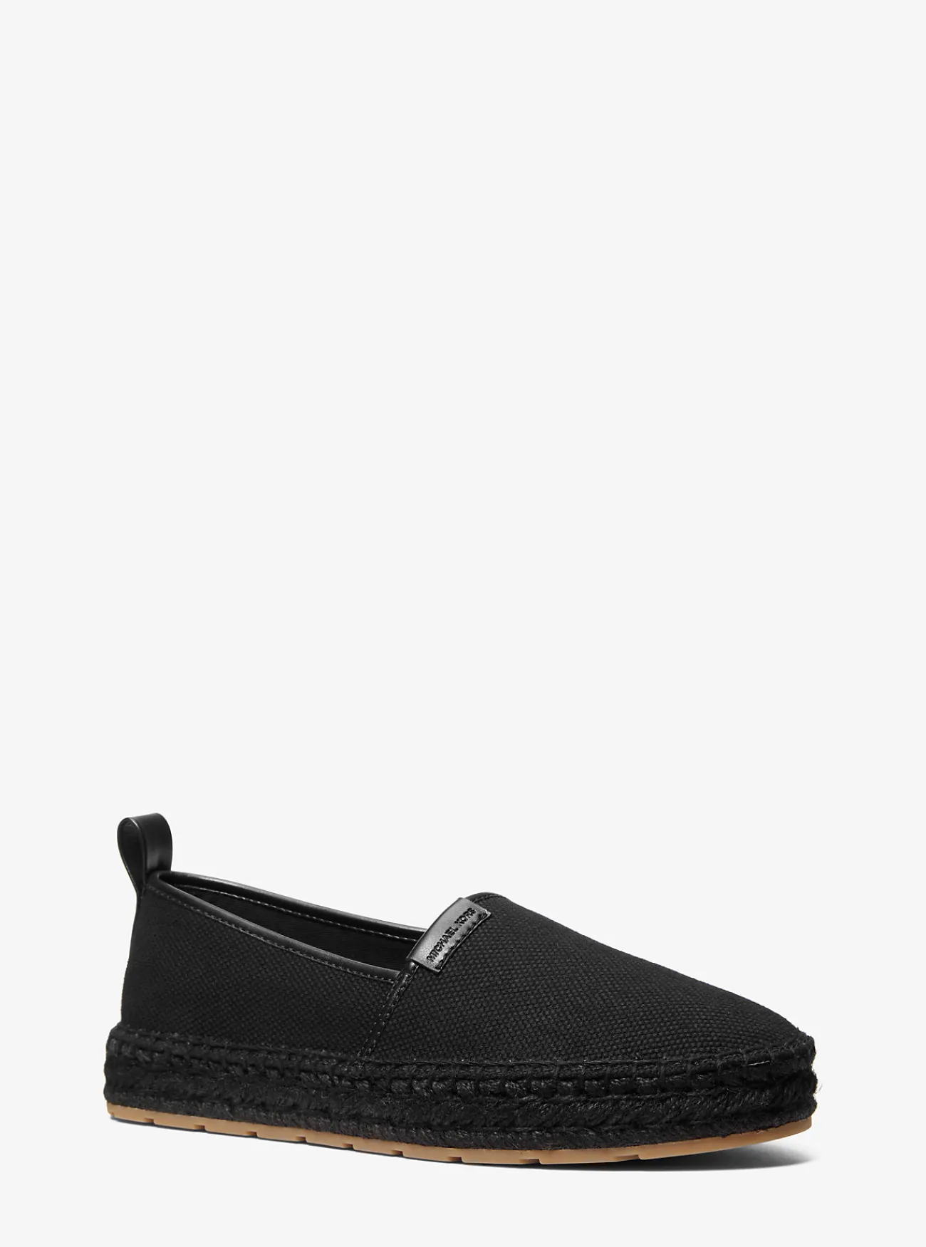 Michael Kors Slip-onespadrille Elias van katoenen canvas ZWART Fashion