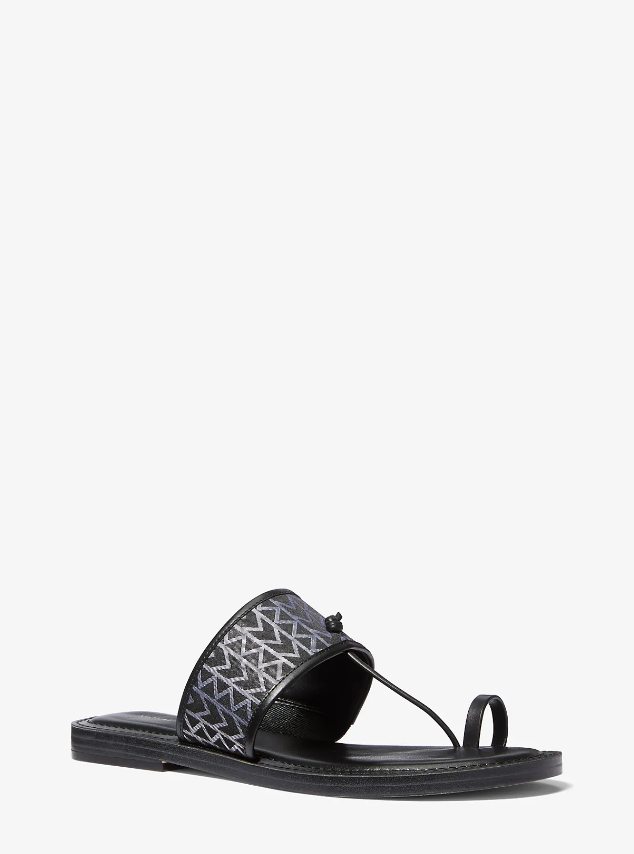 Michael Kors Slipper Ashtin van MK2000-jacquard met logo ZWART Hot