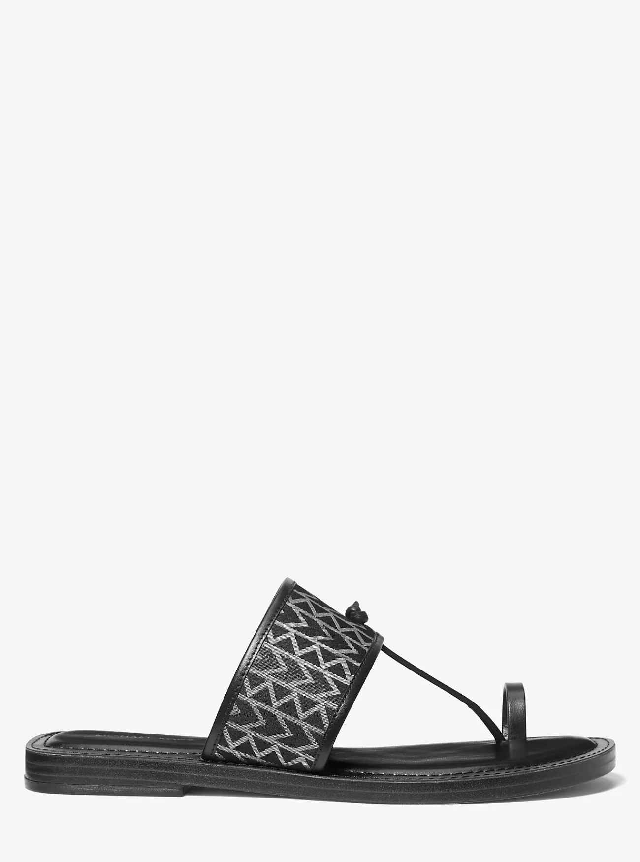 Michael Kors Slipper Ashtin van MK2000-jacquard met logo ZWART Hot