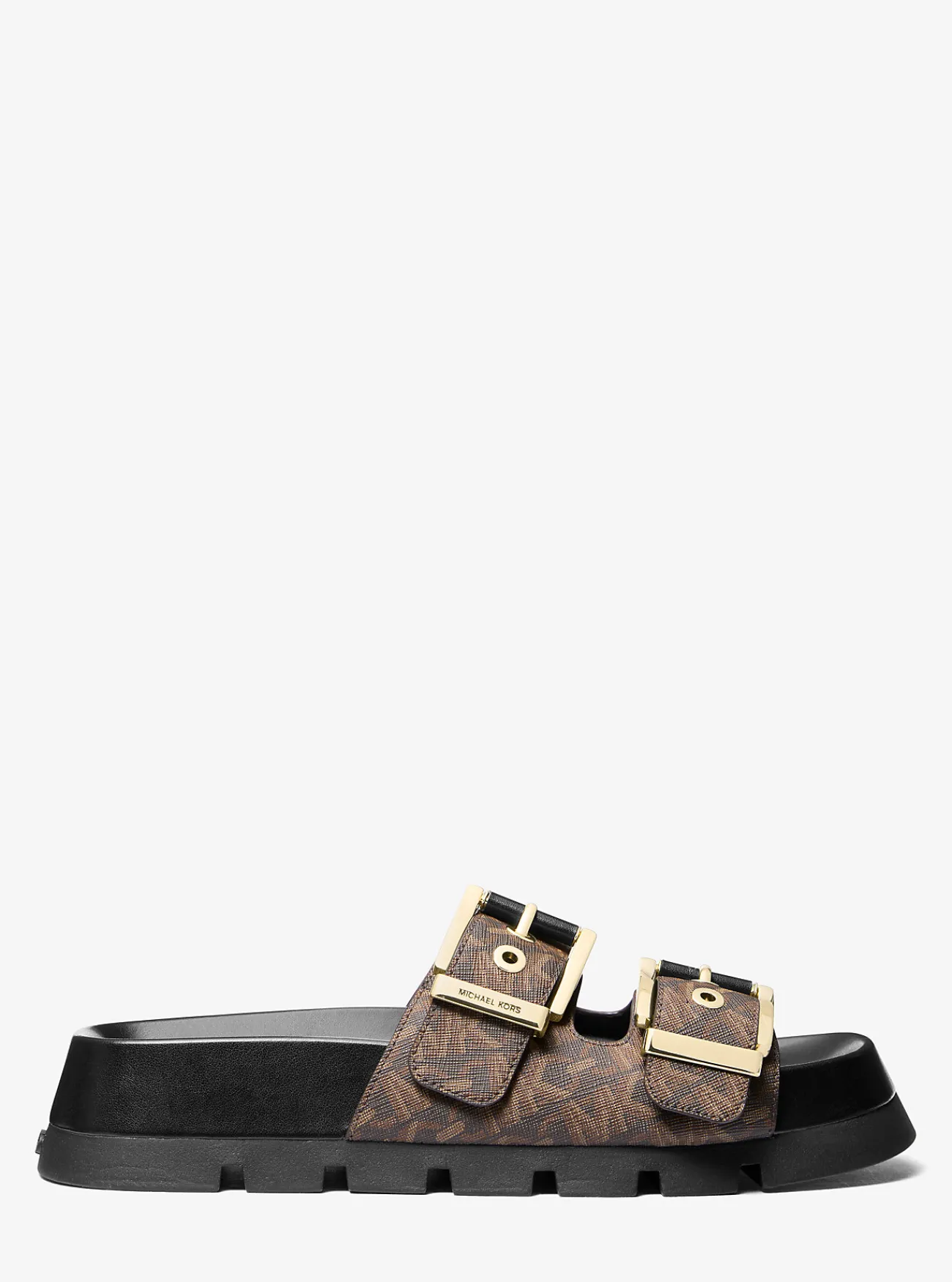 Michael Kors Slipper Colby met Empire-monogram en plateauzool Discount