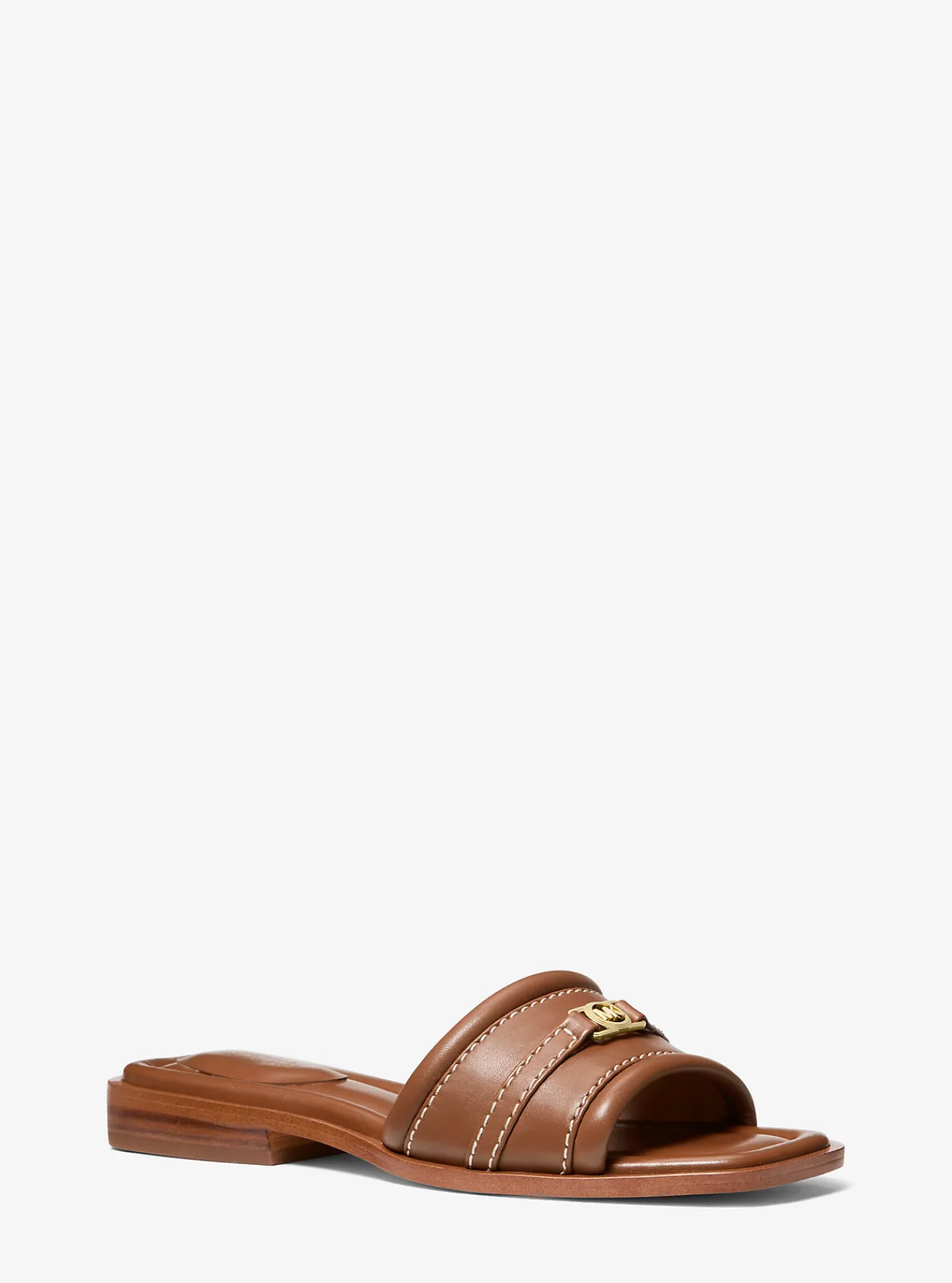 Michael Kors Slipper Mandy van leer LUGGAGE Hot