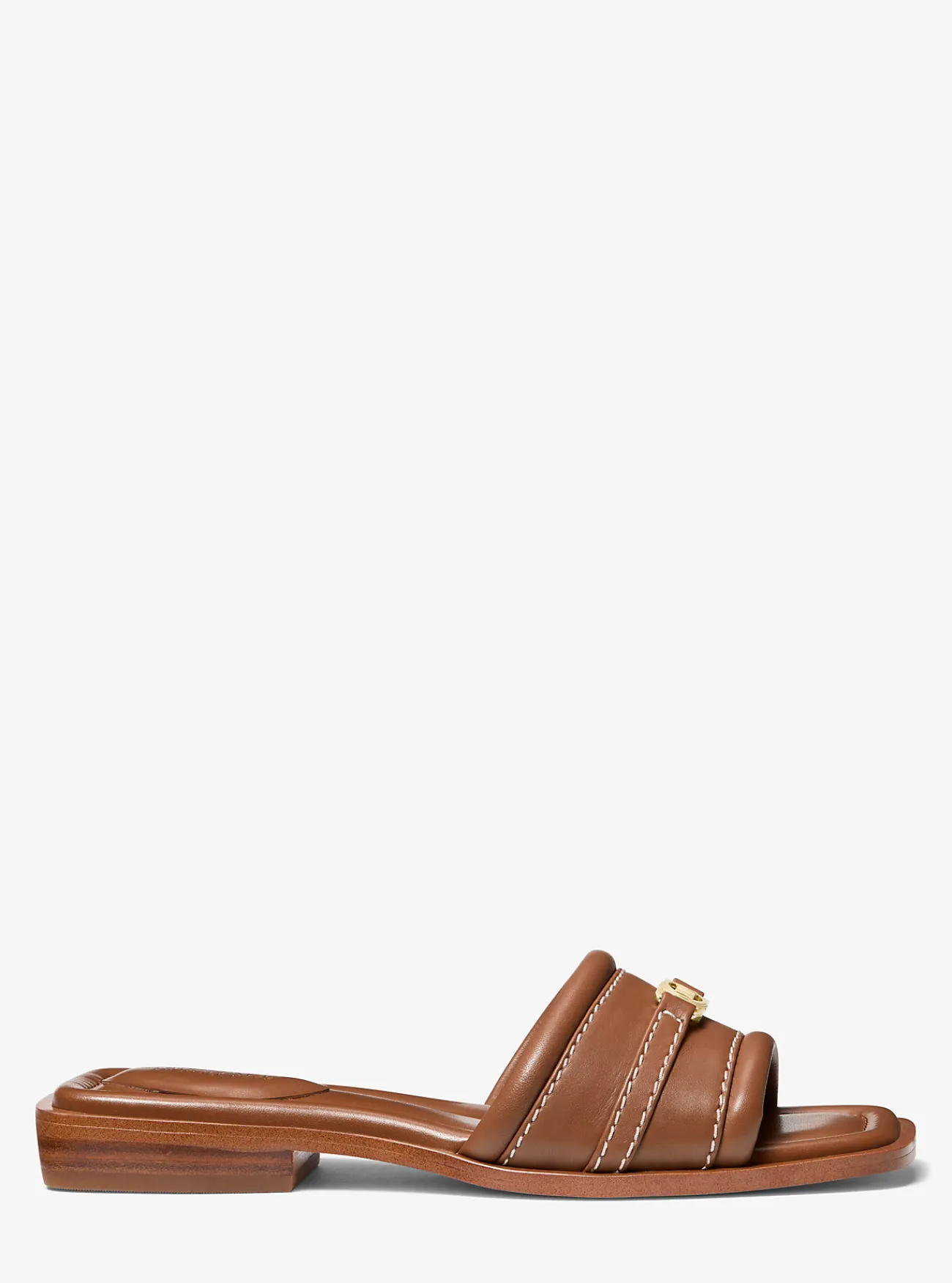 Michael Kors Slipper Mandy van leer LUGGAGE Hot