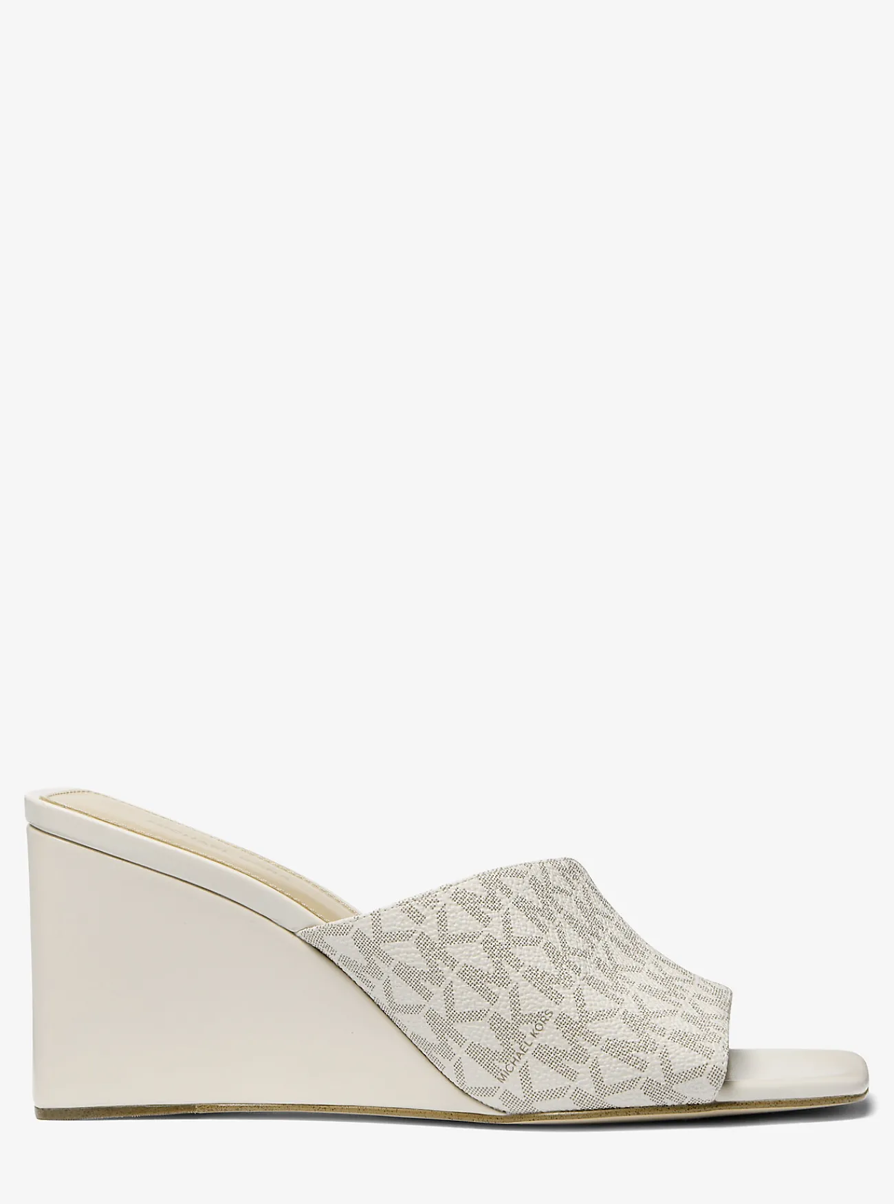 Michael Kors Slipper Merriam met sleehak en kenmerkend logo VANILLE Hot