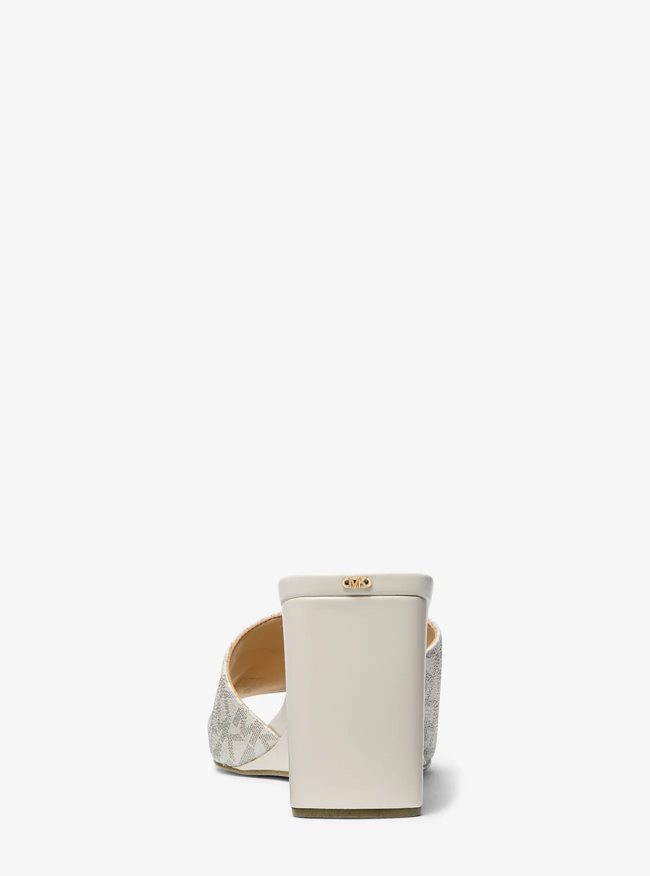 Michael Kors Slipper Merriam met sleehak en kenmerkend logo VANILLE Hot