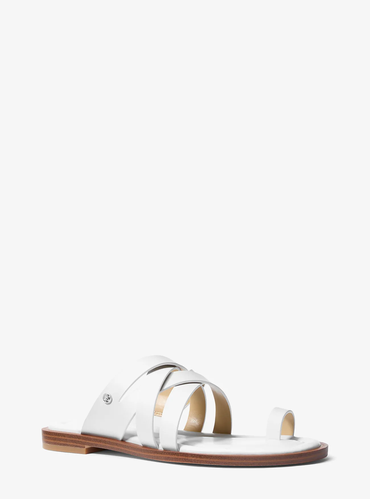 Michael Kors Slipper Nora van leer OPTISCHWIT Outlet