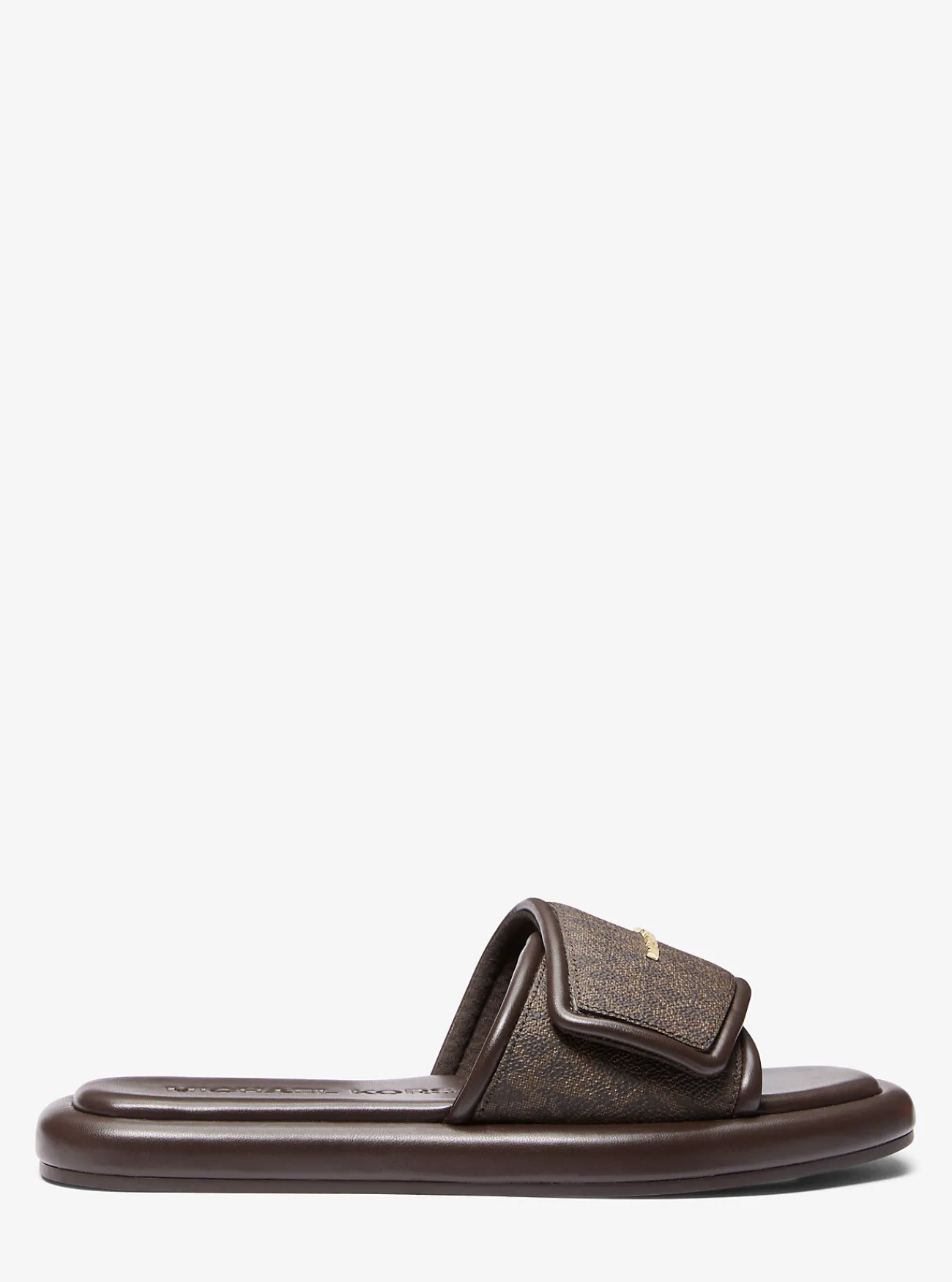 Michael Kors Slipper Suki met kenmerkend logo BRUIN Sale