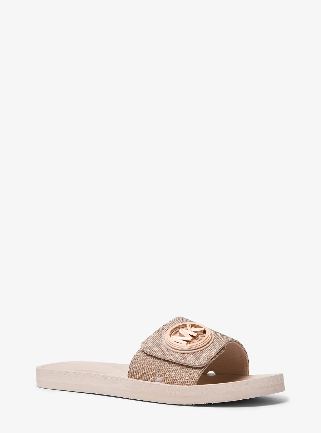 Michael Kors Slipper van glittermesh ROS&Eacute;GOUD Fashion