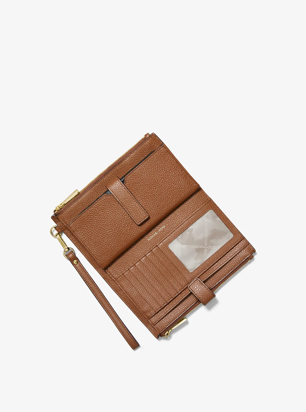 Michael Kors Smartphoneportefeuille Adele van getrommeld leer LUGGAGE Best