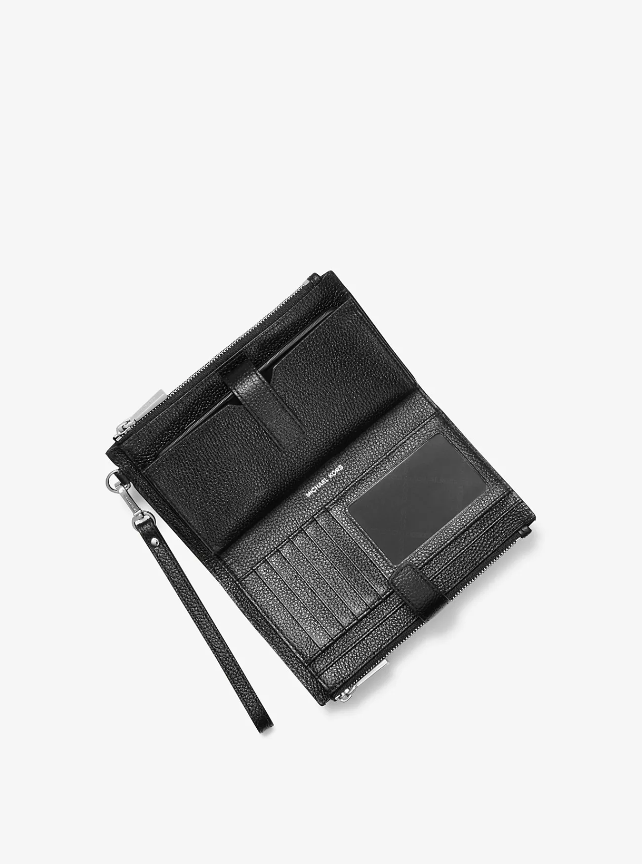 Michael Kors Smartphoneportefeuille Adele van leer ZWART Online