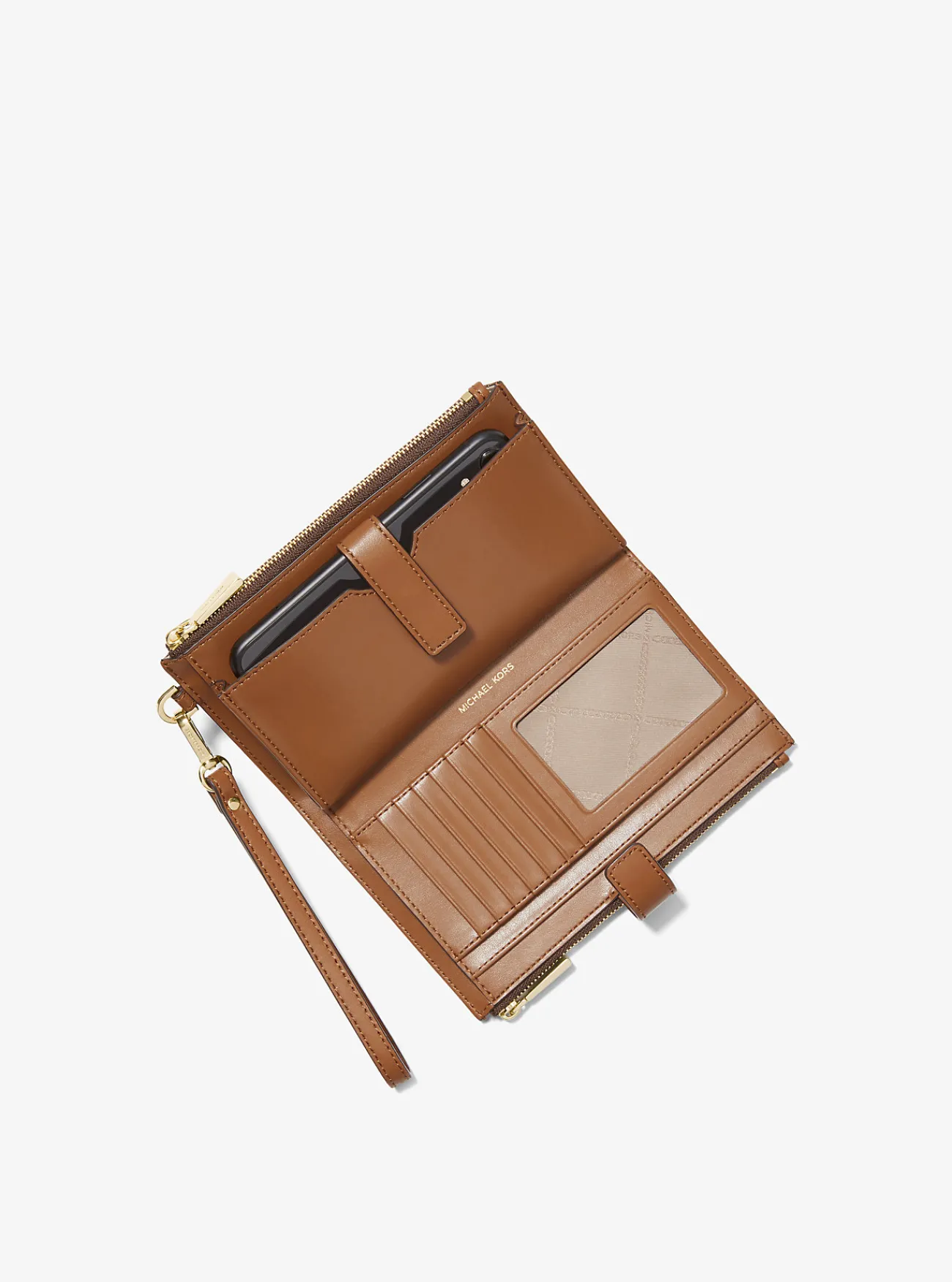 Michael Kors Smartphoneportefeuille Adele van leer met logo Hot