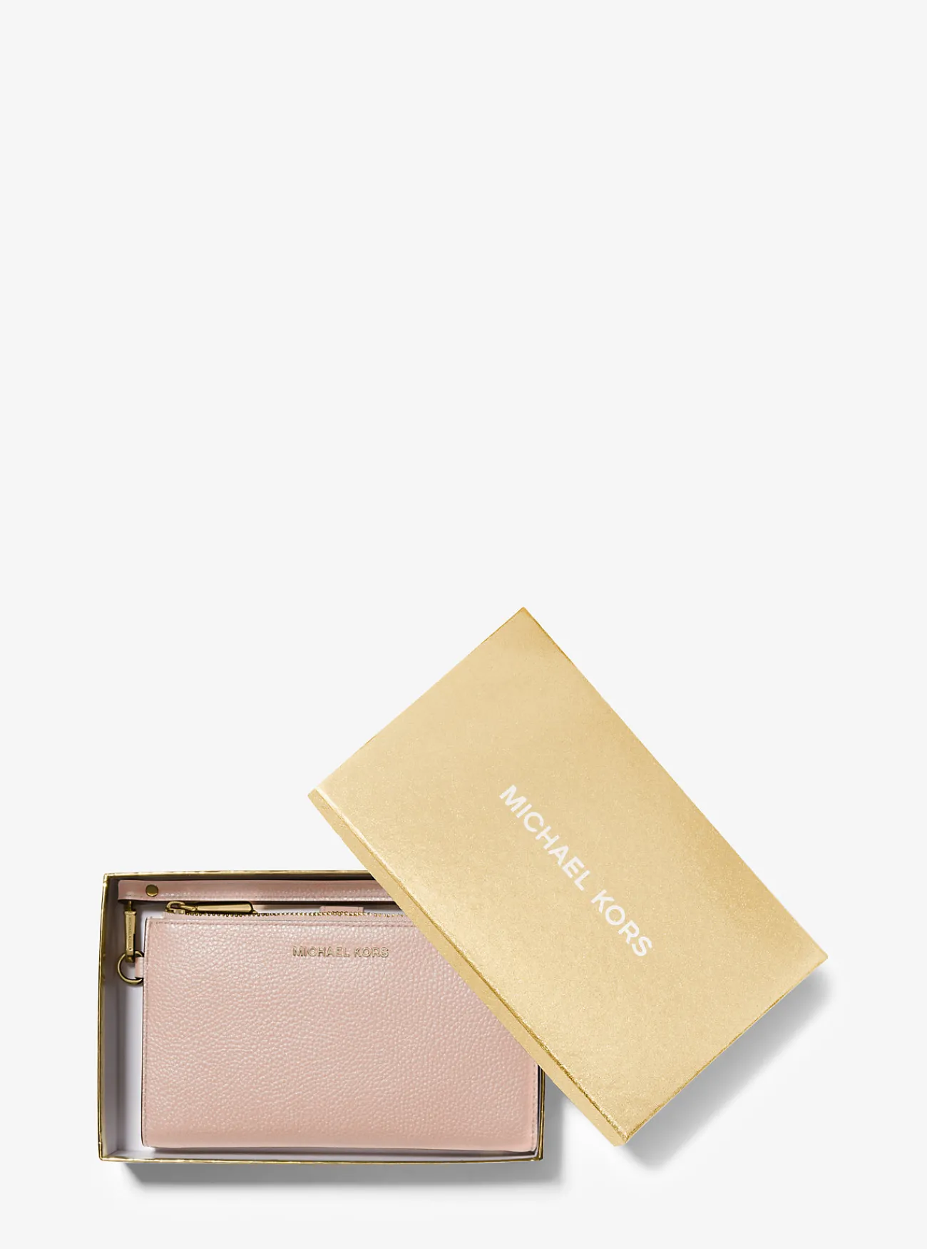 Michael Kors Smartphoneportefeuille Adele van getrommeld leer ZACHTROZE Discount