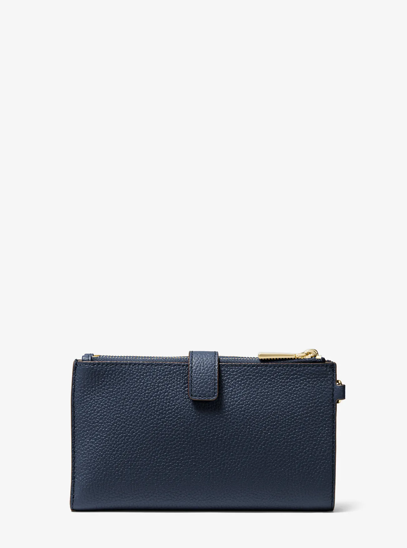Michael Kors Smartphoneportefeuille Adele van getrommeld leer MARINEBLAUW New