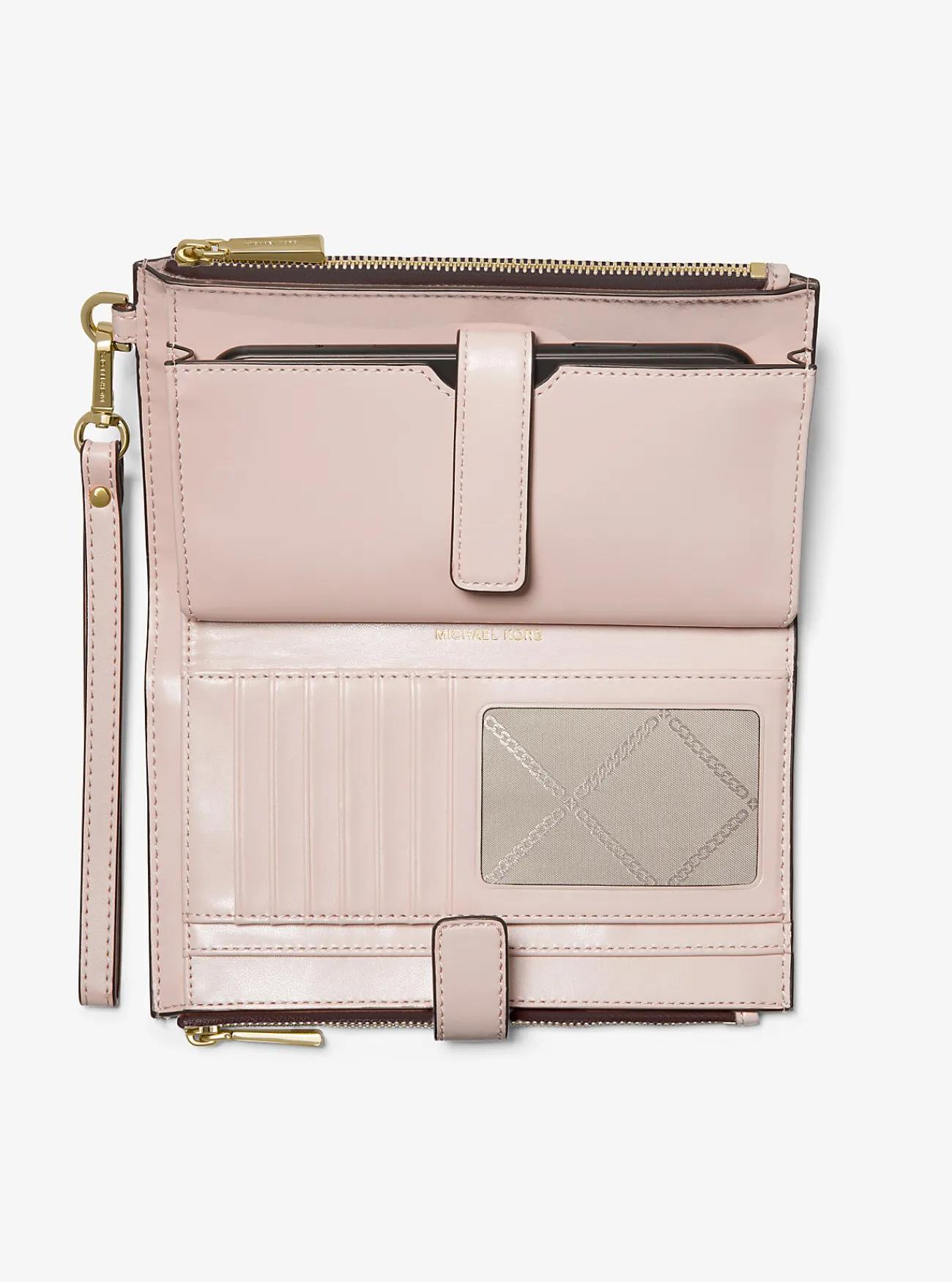 Michael Kors Smartphoneportefeuille Jet Set met logo Discount