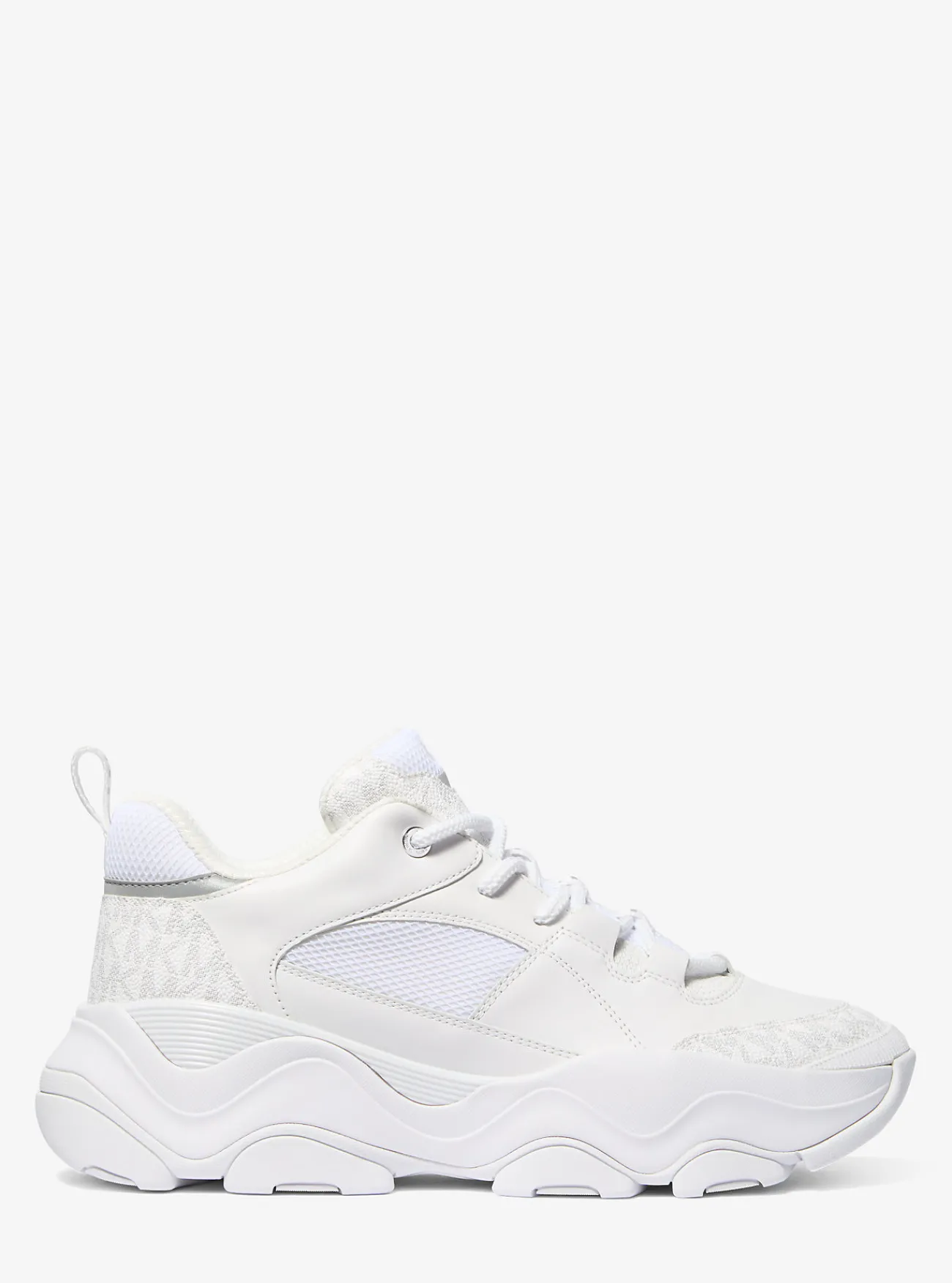 Michael Kors Sneaker Atlas van gemengd materiaal HELDERWIT Best