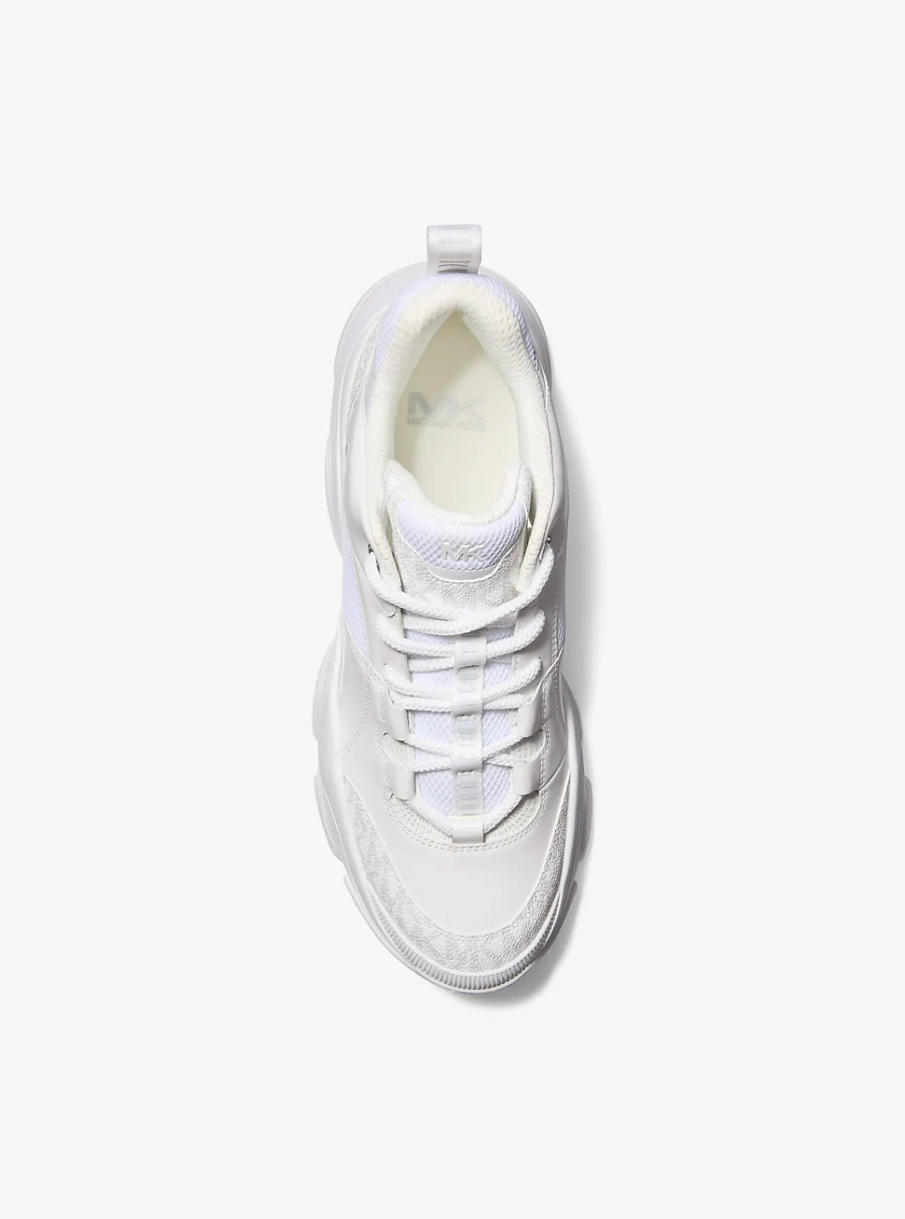 Michael Kors Sneaker Atlas van gemengd materiaal HELDERWIT Best