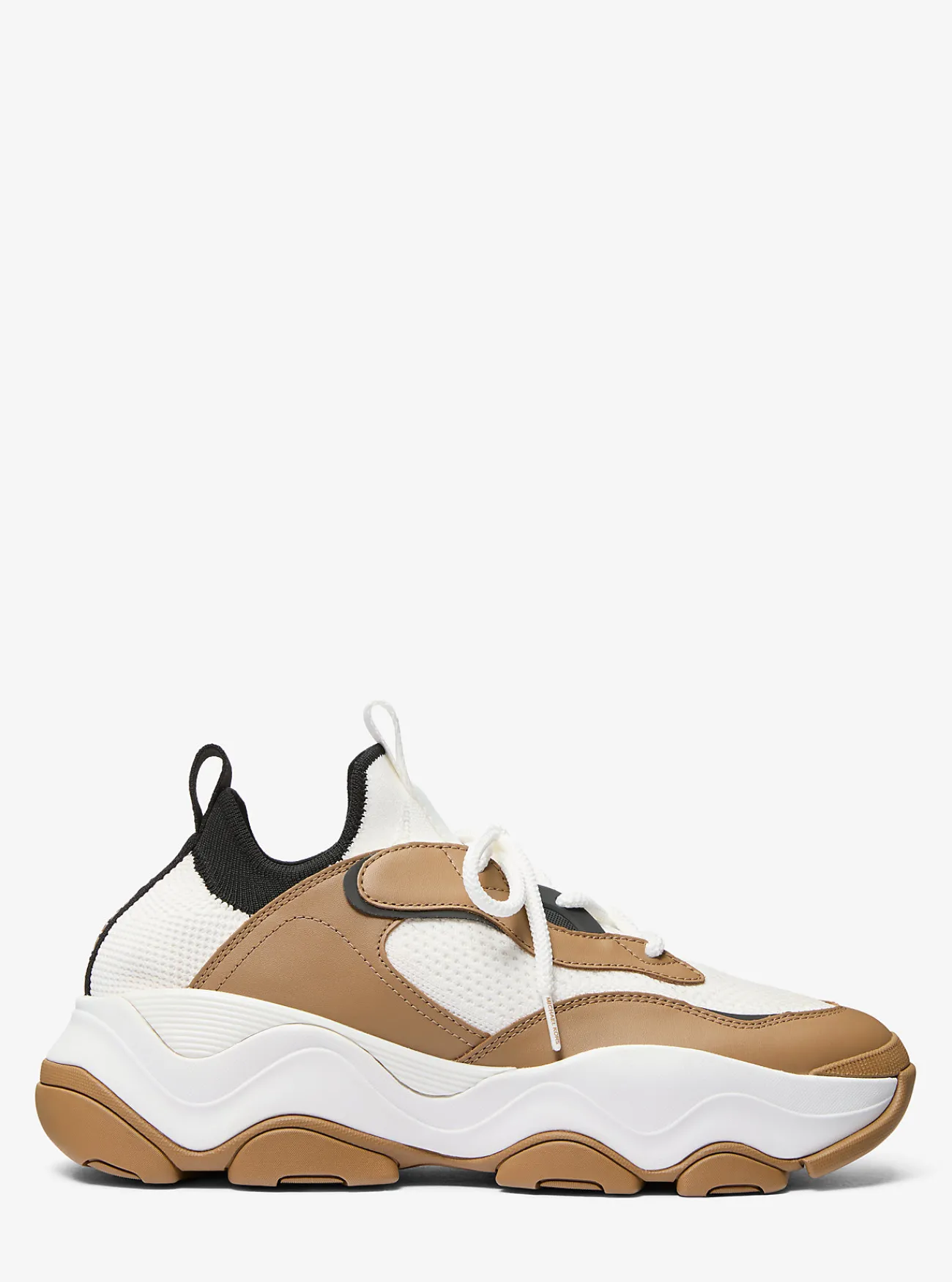 Michael Kors Sneaker Atlas van stretchbreisel en leer HUSKMULTI Best