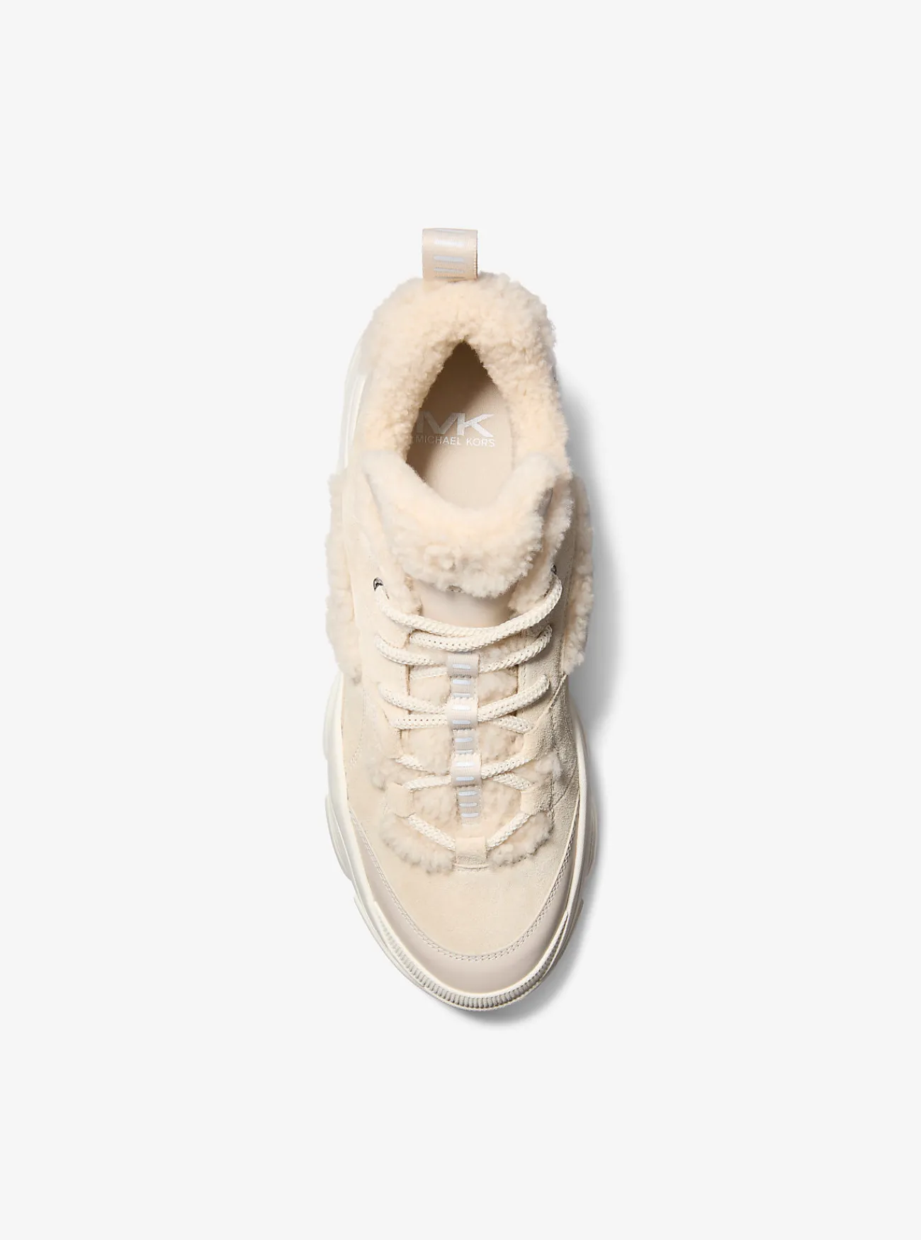 Michael Kors Sneaker Atlas van suède en schapenwol BOT Clearance