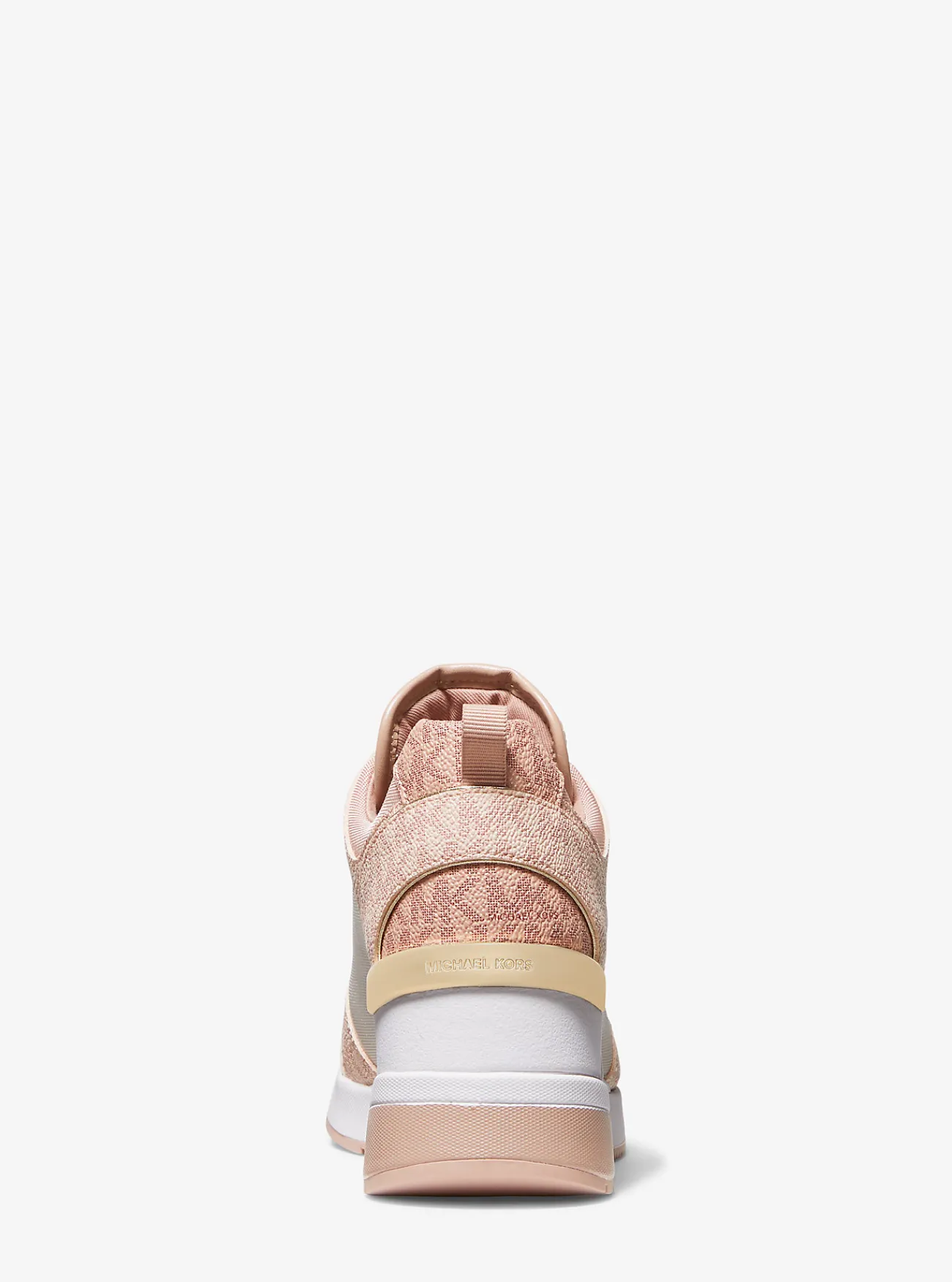Michael Kors Sneaker Georgie van canvas met logo, leer en kleurvlakken REEBRUINMULTI Hot