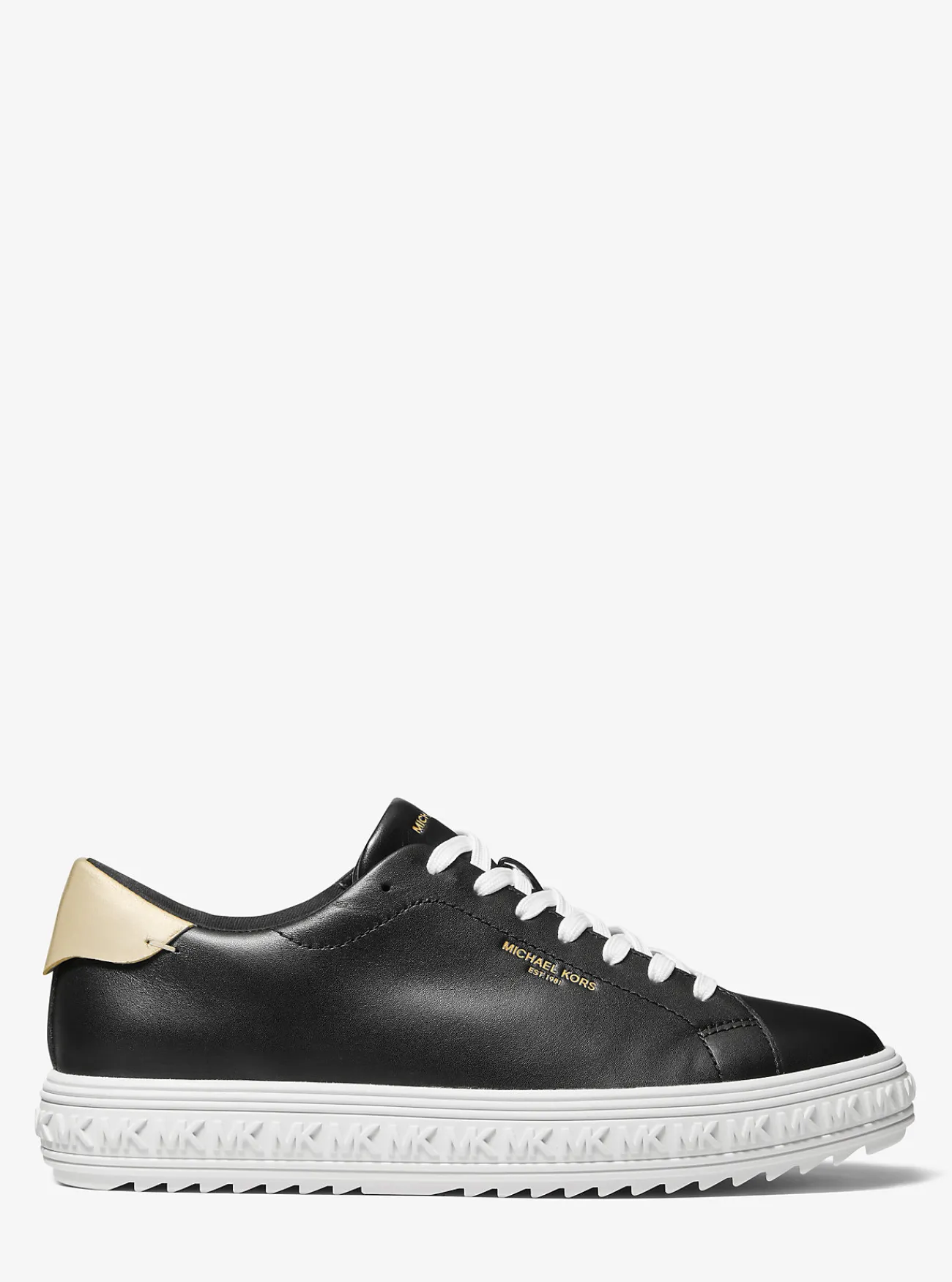 Michael Kors Sneaker Grove van leer ZWART Hot