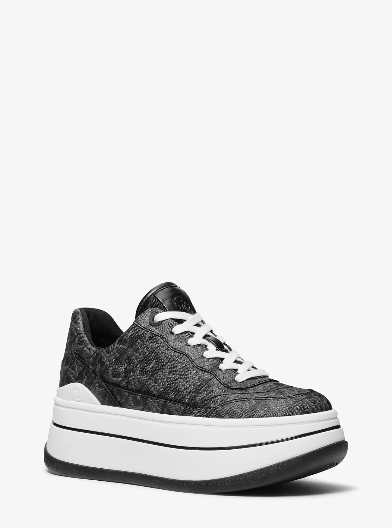 Michael Kors Sneaker Hayes met plateauzool en kenmerkend Empire-logo Outlet