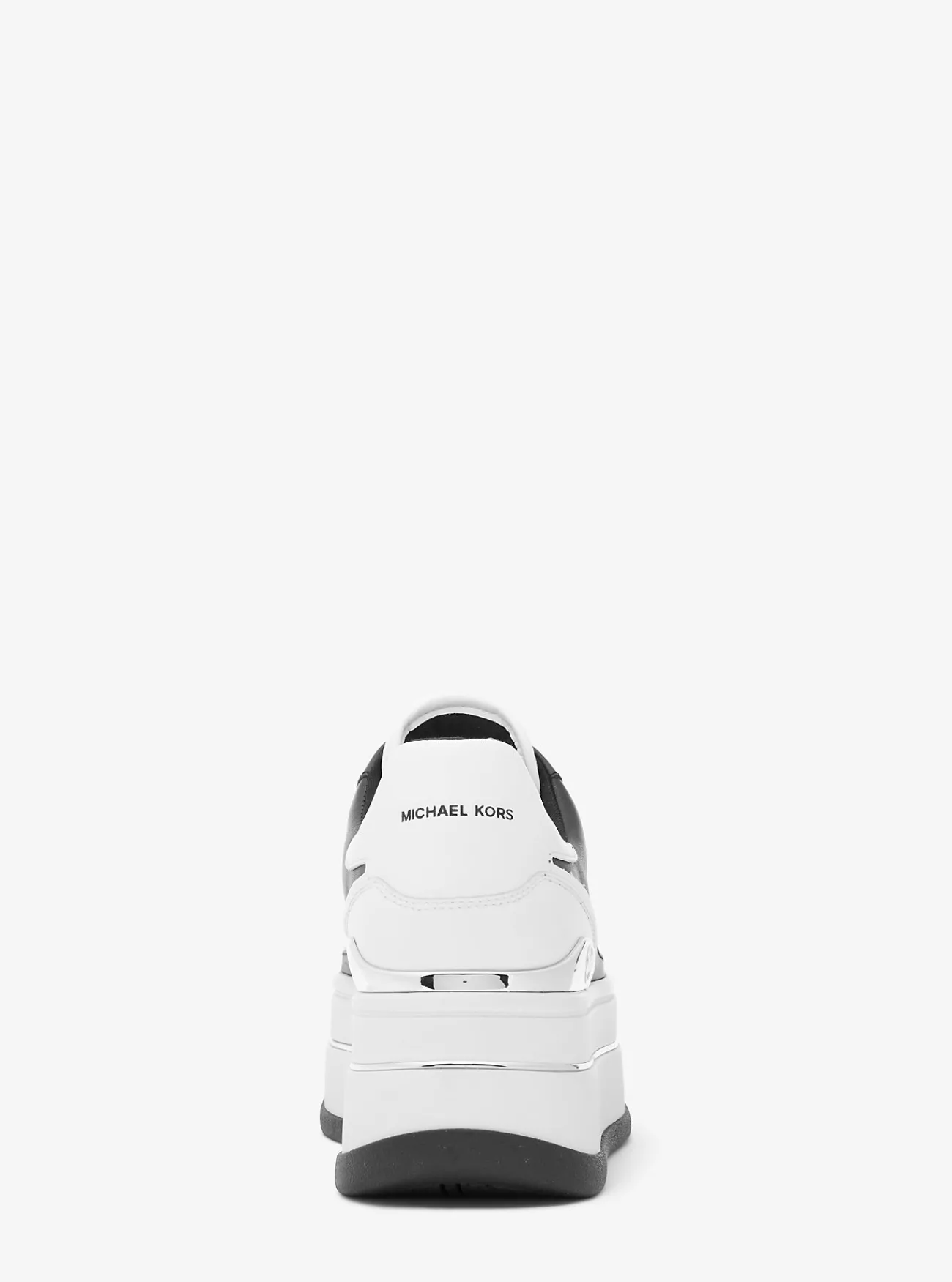 Michael Kors Sneaker Hayes van tweekleurig leer met plateauzool Sale
