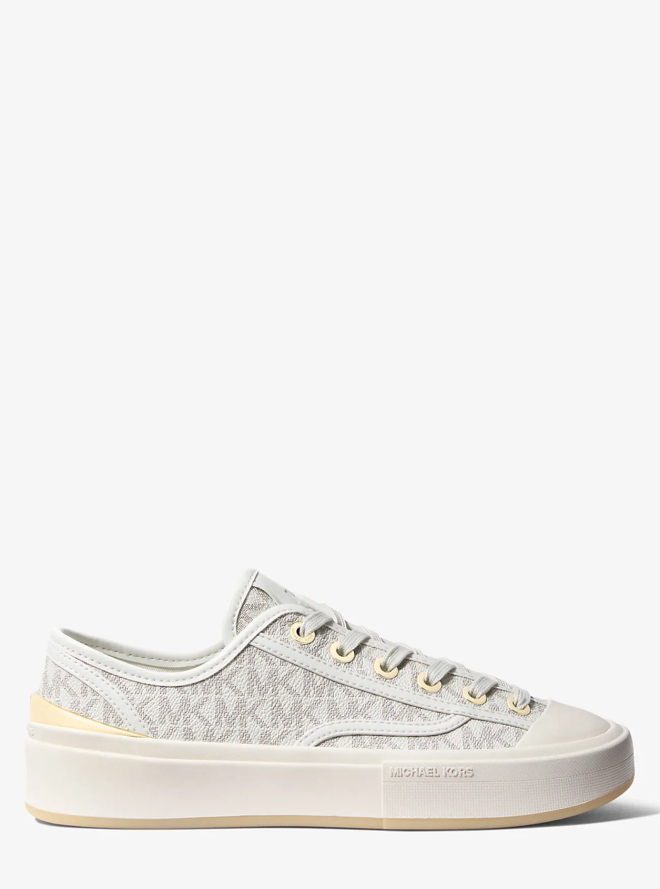 Michael Kors Sneaker Jude met kenmerkend logo VANILLE New