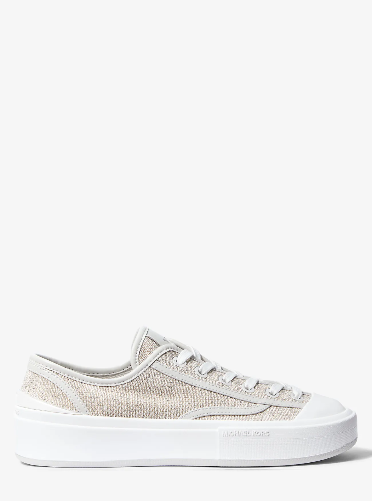 Michael Kors Sneaker Jude van katoenmix ZILVER Outlet