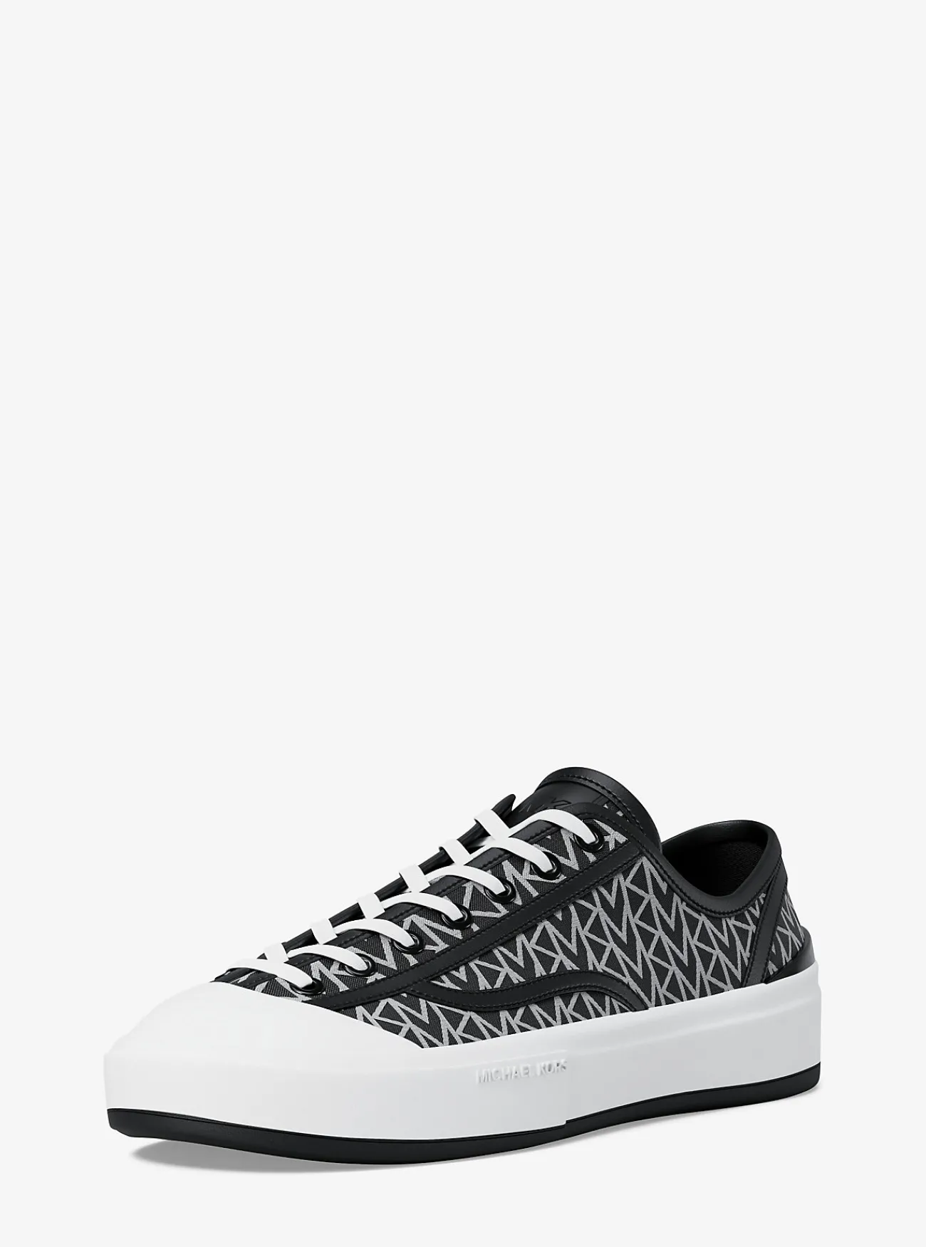 Michael Kors Sneaker Jude van MK2000-jacquard met logo ZWART Hot