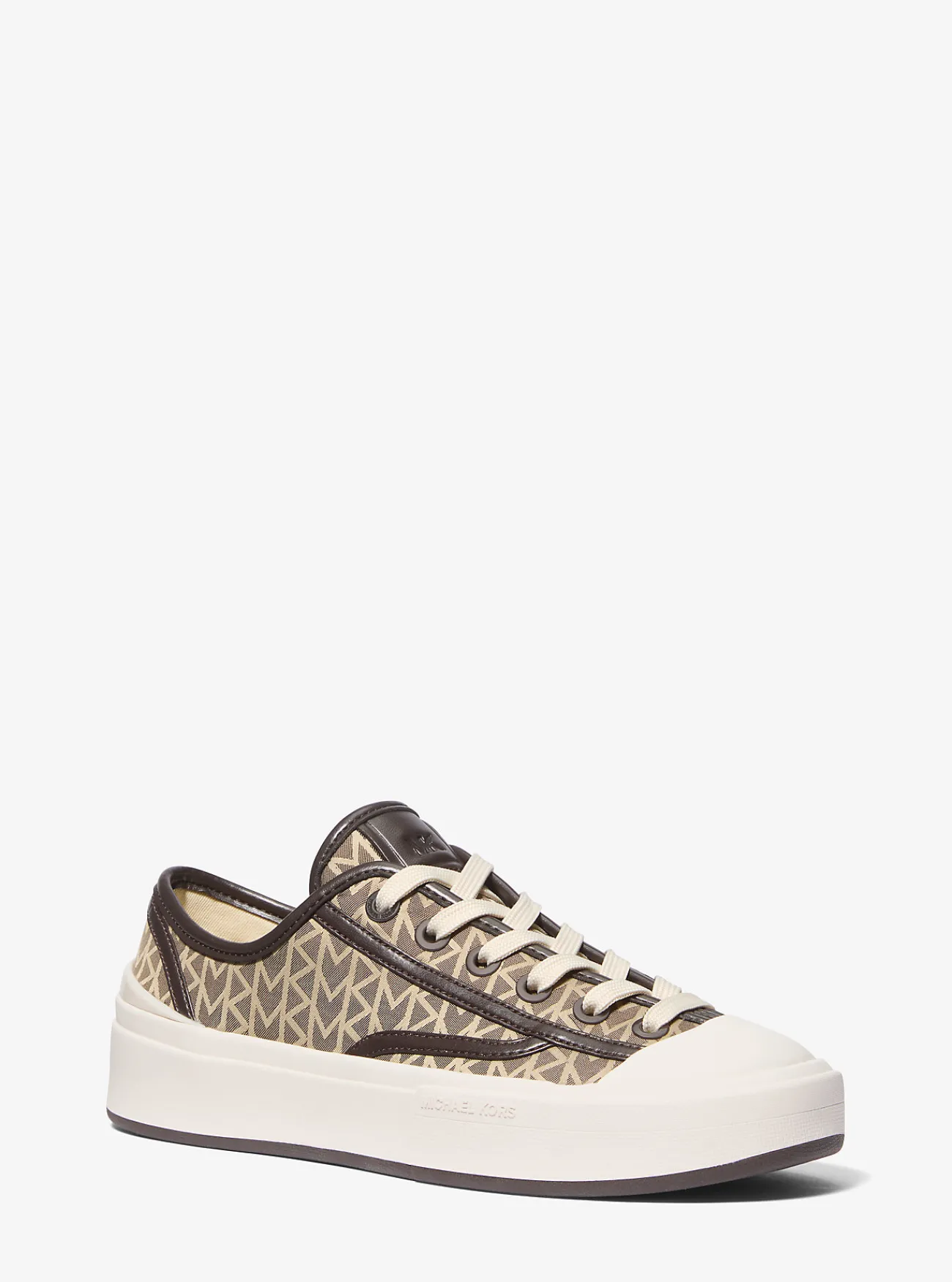 Michael Kors Sneaker Jude van MK2000-jacquard met logo NATUREL Online