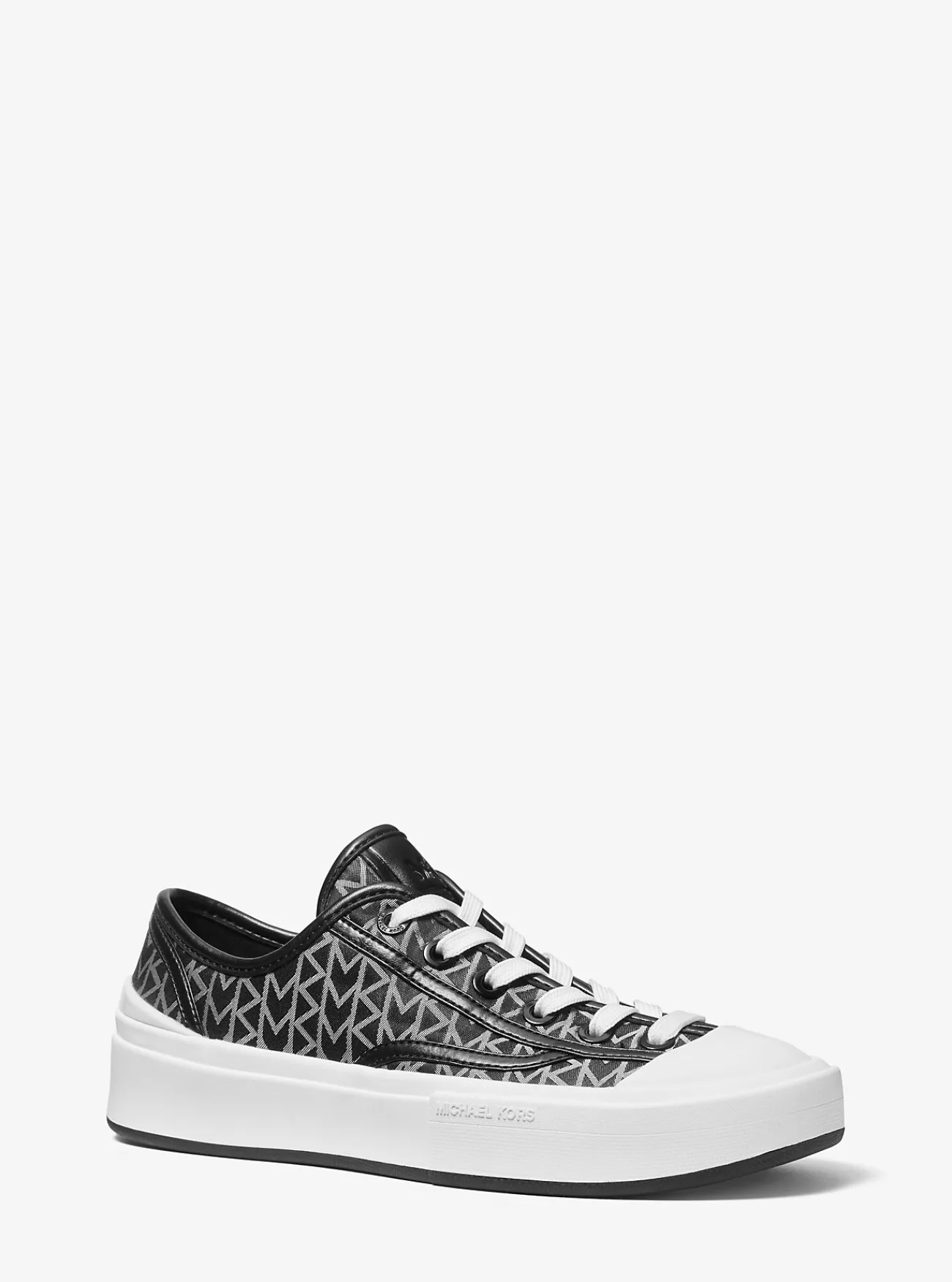 Michael Kors Sneaker Jude van MK2000-jacquard met logo ZWART Hot
