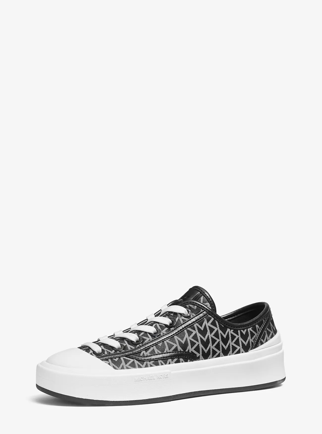 Michael Kors Sneaker Jude van MK2000-jacquard met logo ZWART Hot