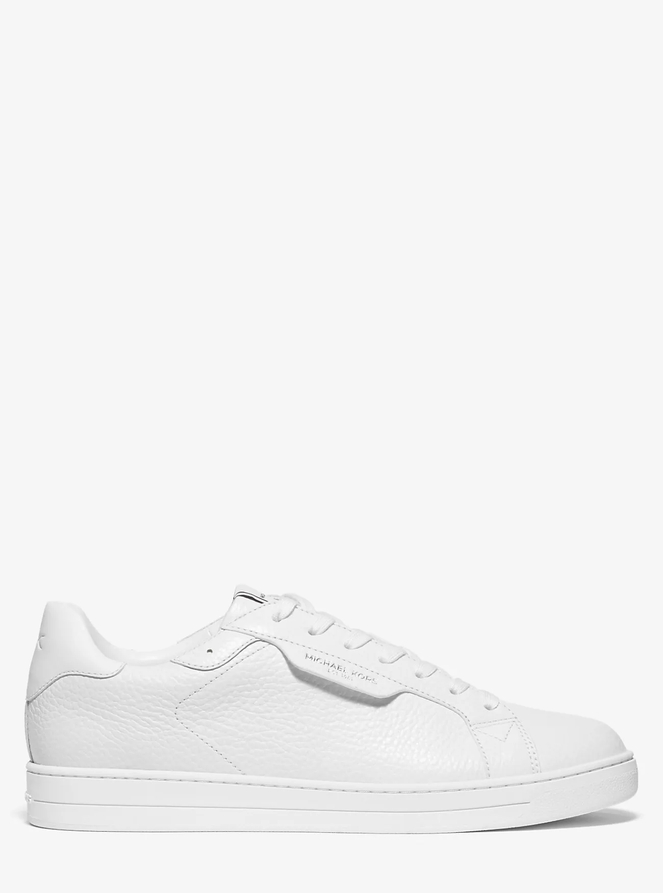 Michael Kors Sneaker Keating van getrommeld leer OPTISCHWIT Sale