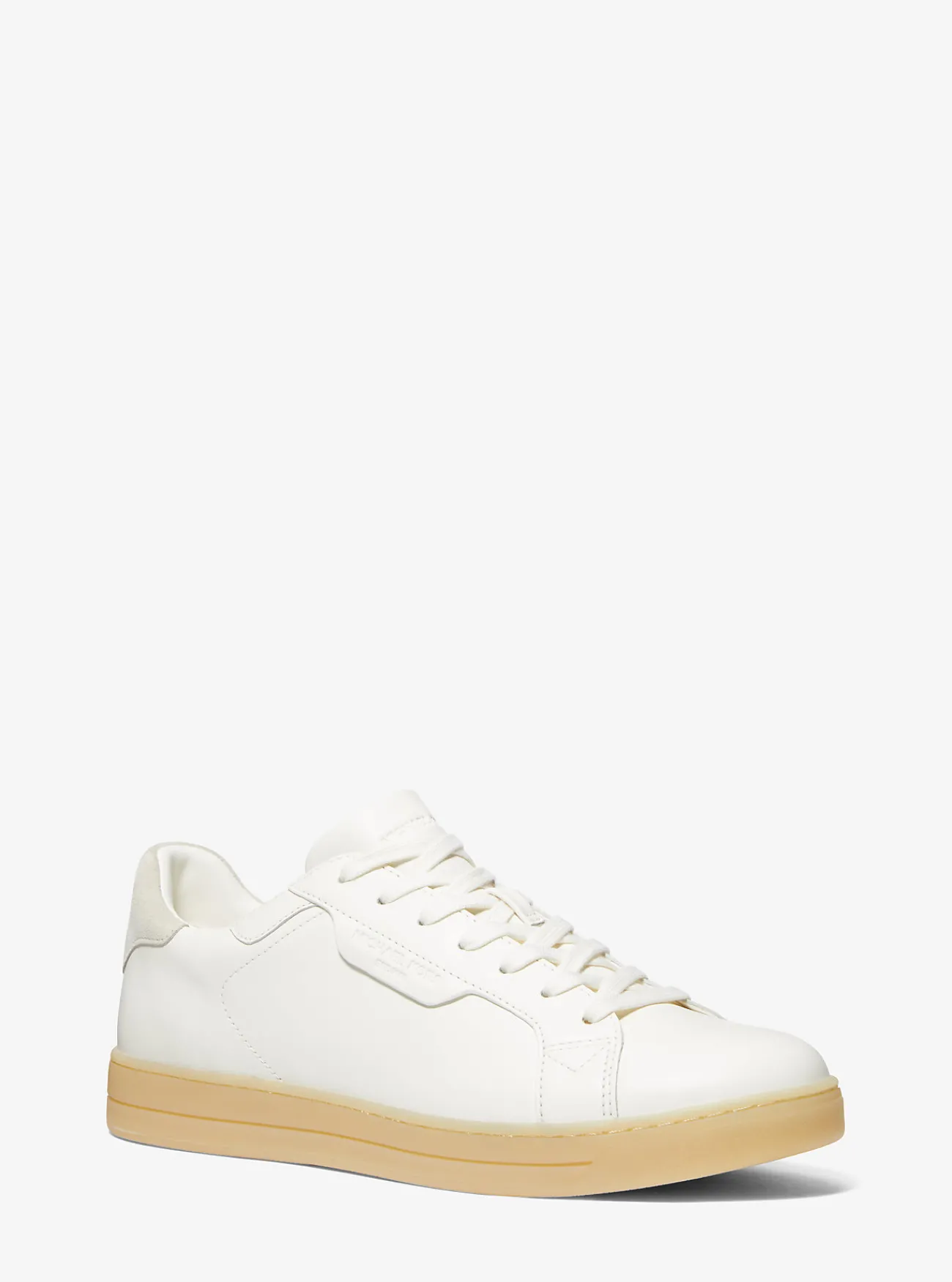Michael Kors Sneaker Keating van leer WIT(EGRET) Hot
