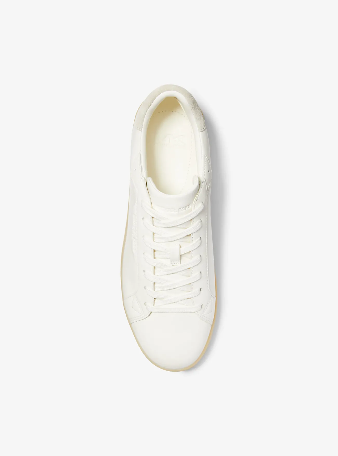 Michael Kors Sneaker Keating van leer WIT(EGRET) Hot