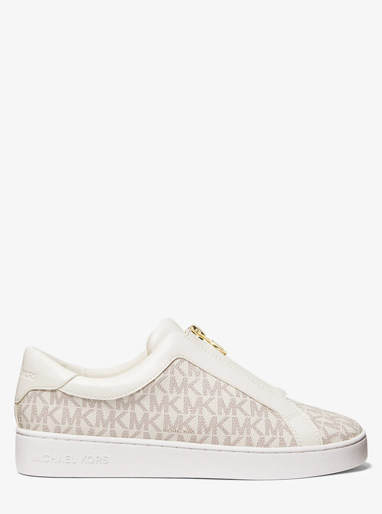 Michael Kors Sneaker Keaton met kenmerkend logo en rits VANILLE Sale