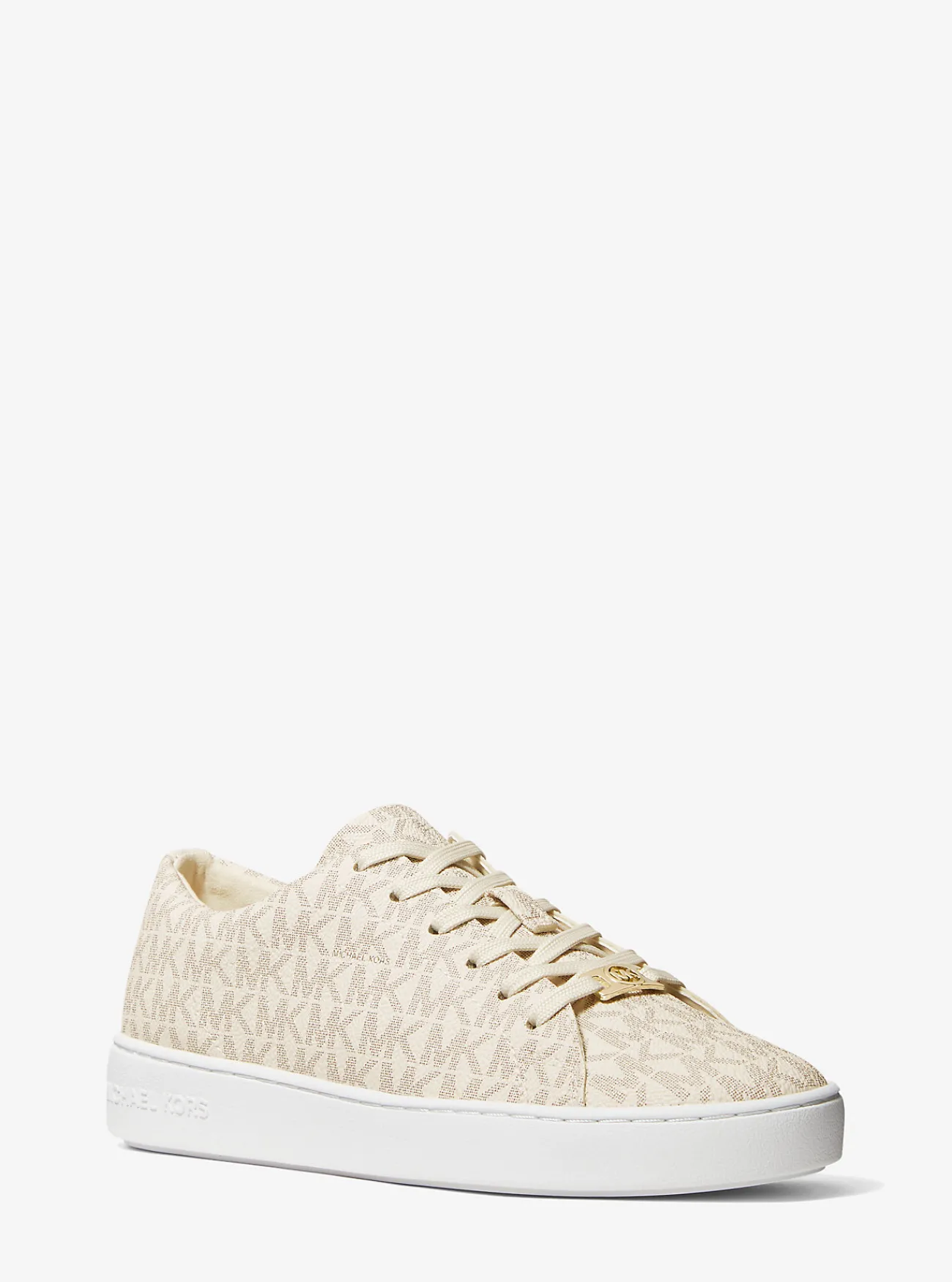 Michael Kors Sneaker Keaton met logo VANILLE Outlet