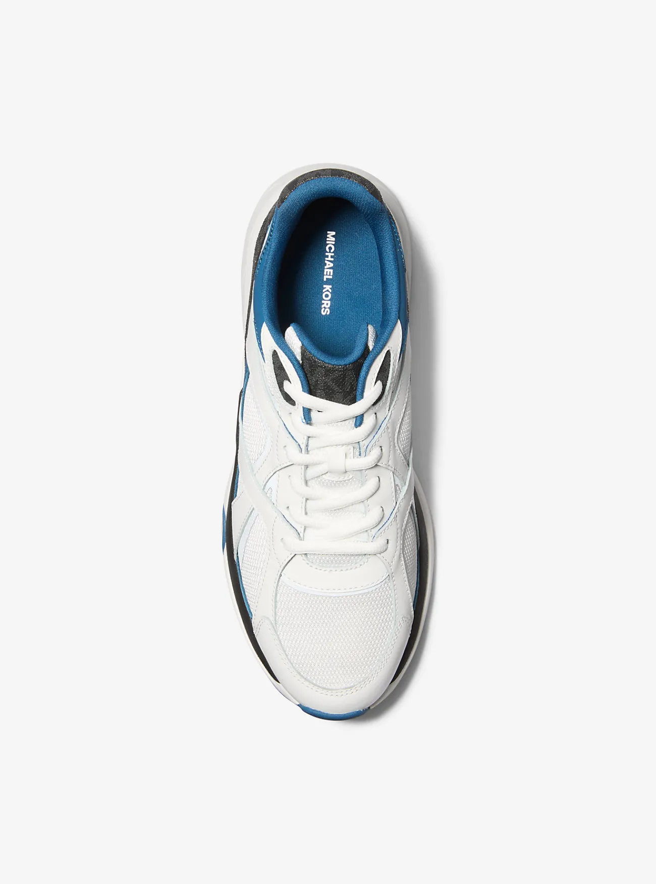Michael Kors Sneaker Leo van gemengd materiaal KEIZERSBLAUW Discount