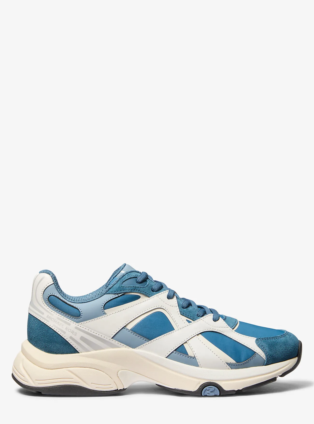 Michael Kors Sneaker Leo van gemengd materiaal DONKERCHAMBRAY Best