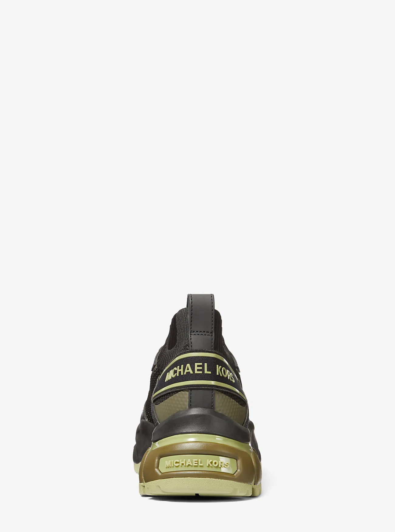 Michael Kors Sneaker Lucas van gemengd materiaal OLIJFGROEN Clearance