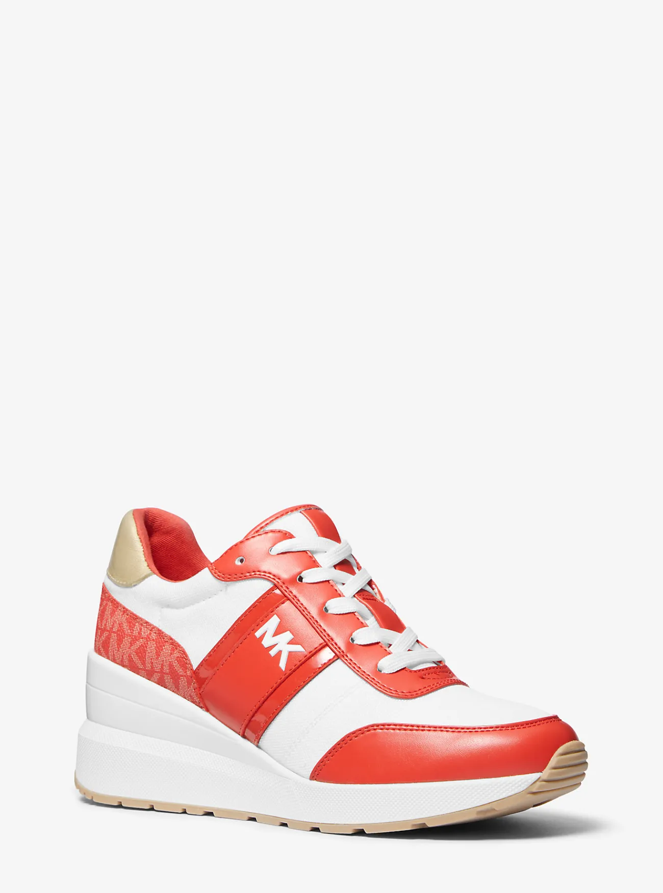 Michael Kors Sneaker Mabel van canvas PITTIGKORAALROODMULTI Sale