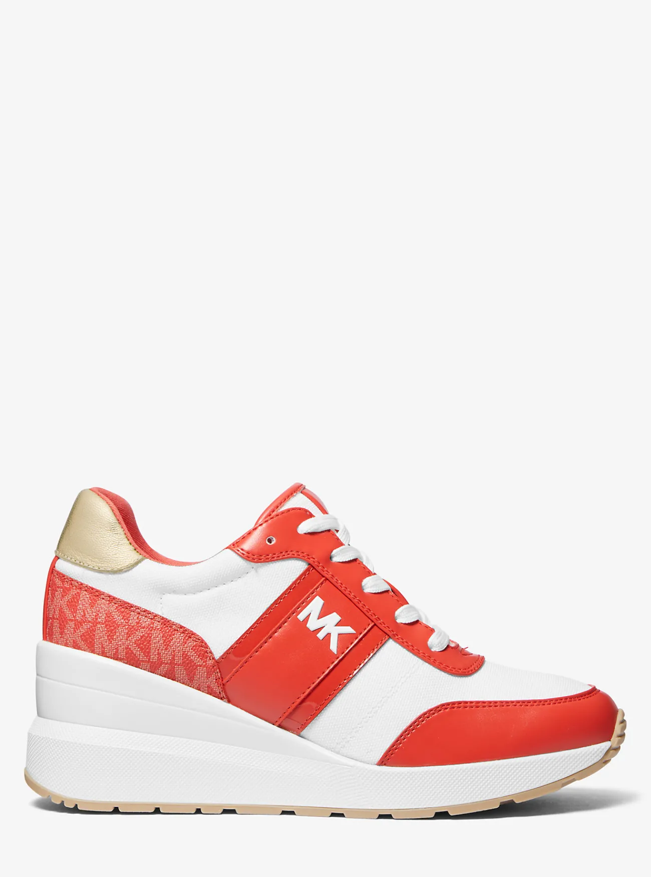 Michael Kors Sneaker Mabel van canvas PITTIGKORAALROODMULTI Sale