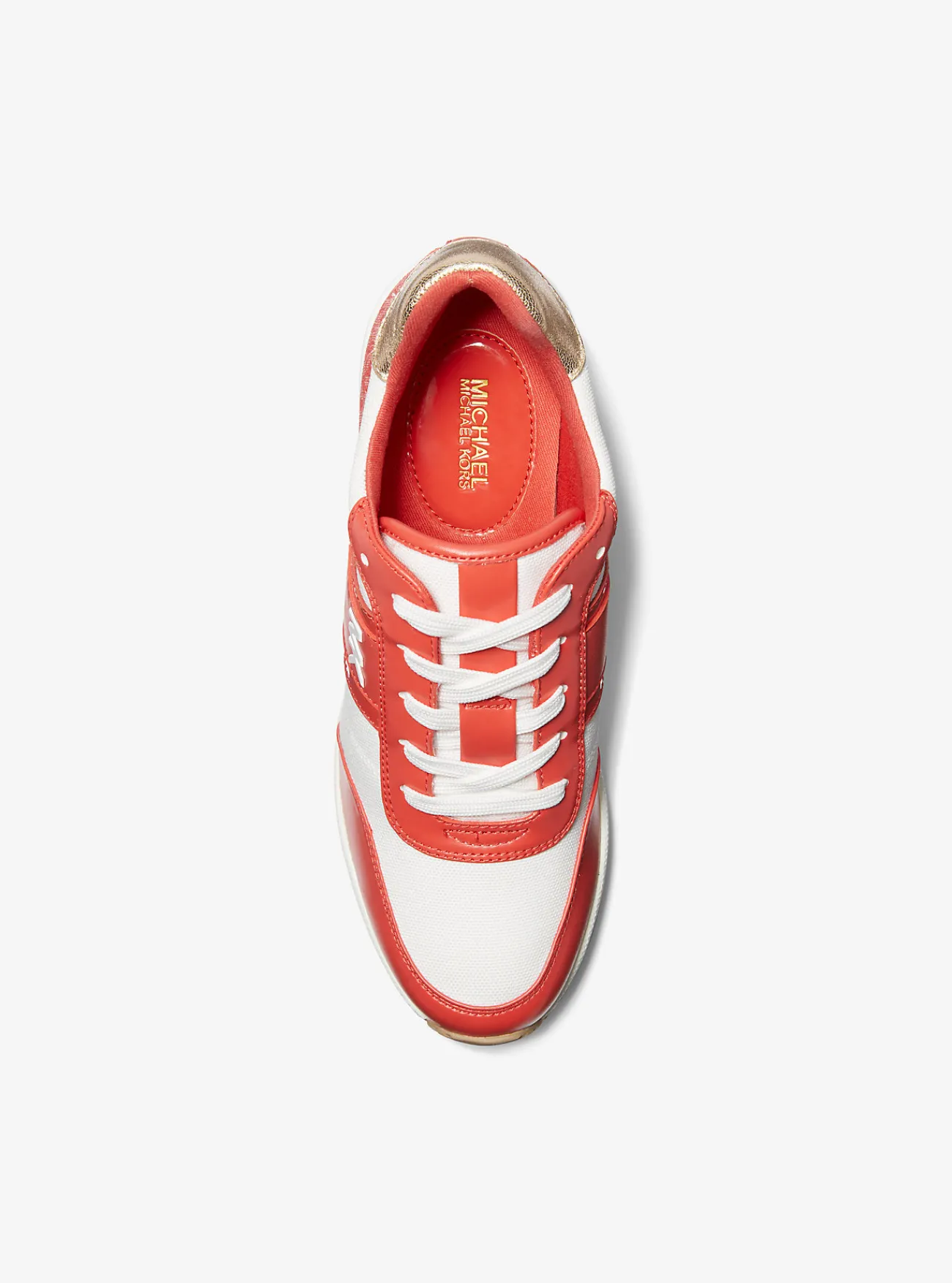 Michael Kors Sneaker Mabel van canvas PITTIGKORAALROODMULTI Sale