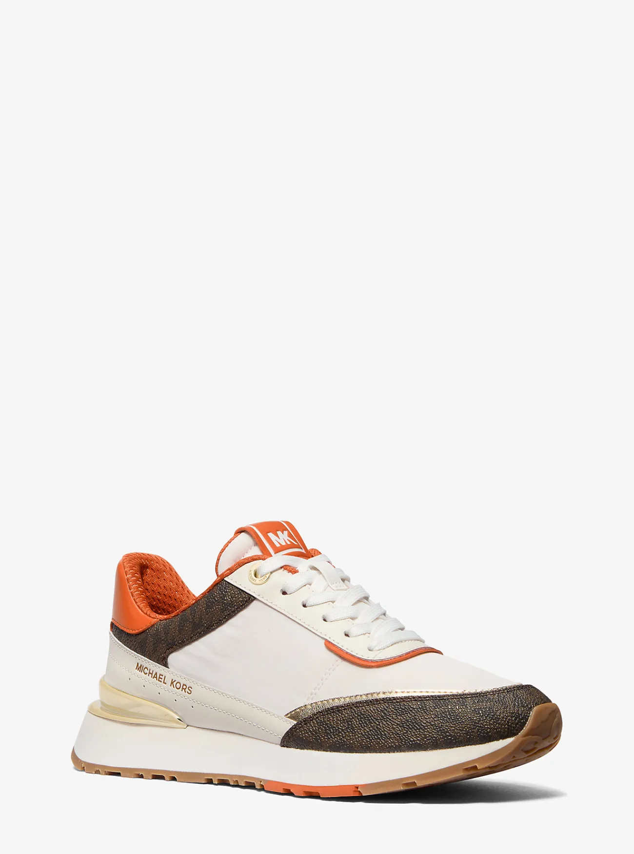 Michael Kors Sneaker Nova van gemengd materiaal ORANJEPUNCH Discount