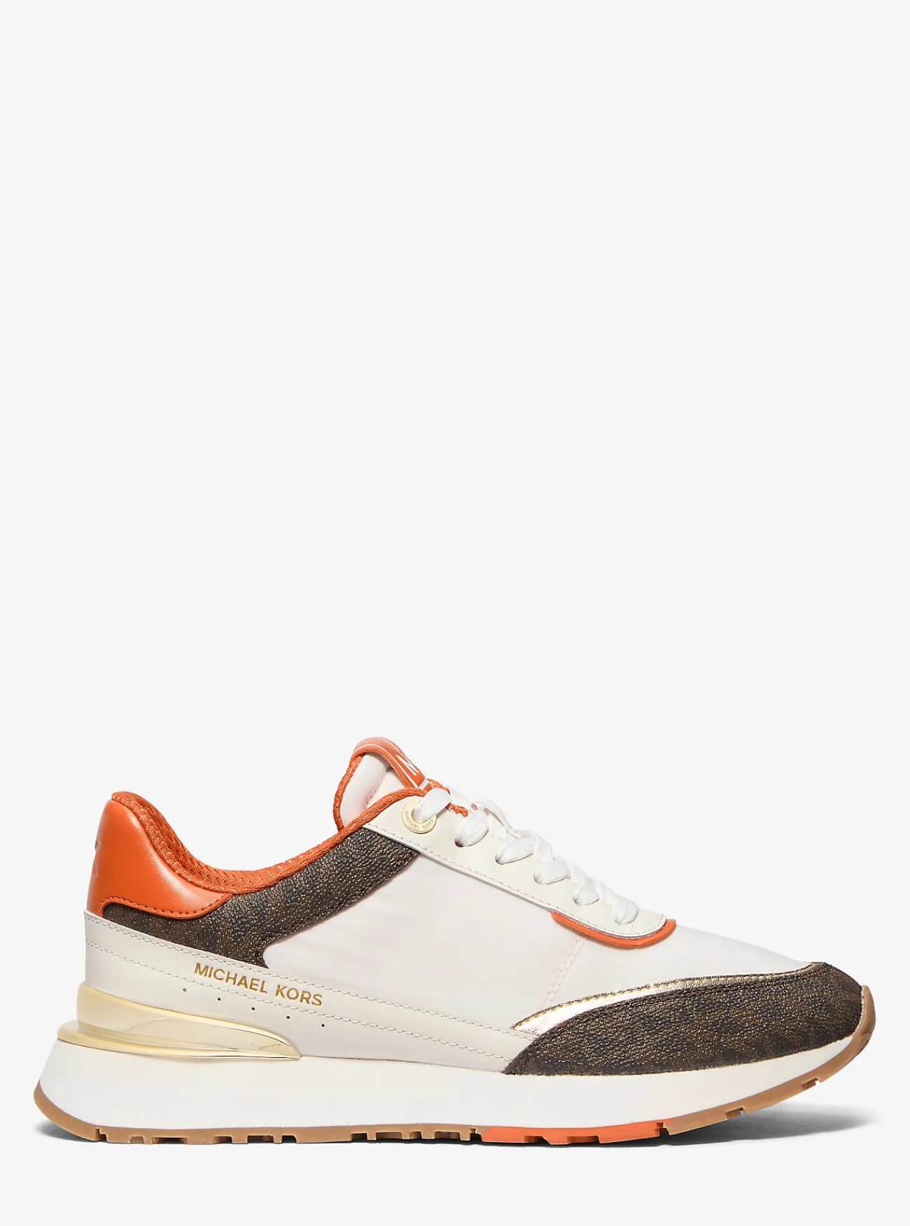 Michael Kors Sneaker Nova van gemengd materiaal ORANJEPUNCH Discount