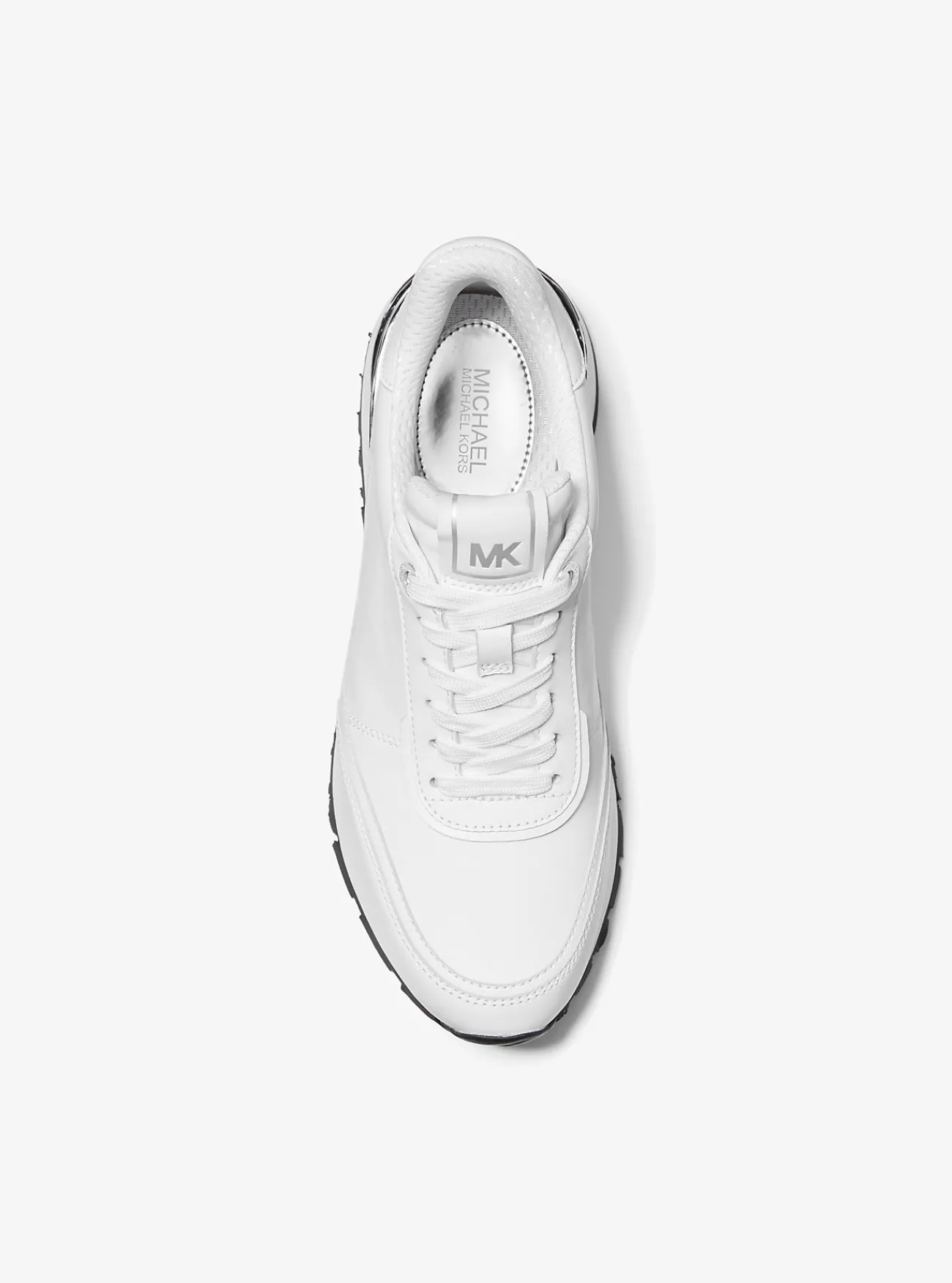 Michael Kors Sneaker Nova van leer OPTISCHWIT Sale
