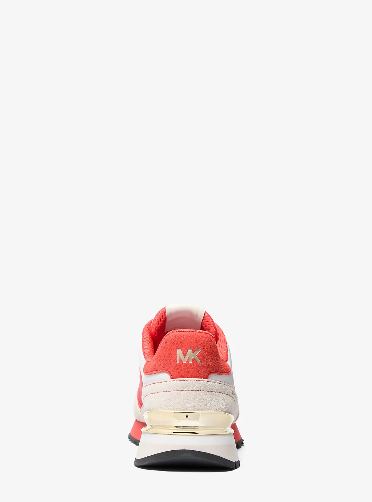 Michael Kors Sneaker Nova van leer en nylon GEBRANDSIENNA Outlet